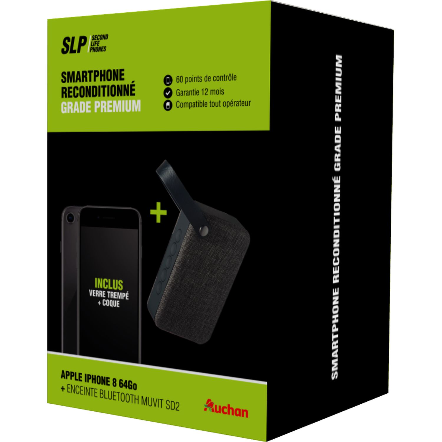Voir la diapositive 3 : SLP iPhone 8 reconditionné - 64 Go - Gris sidéral - Accessoires et Enceinte