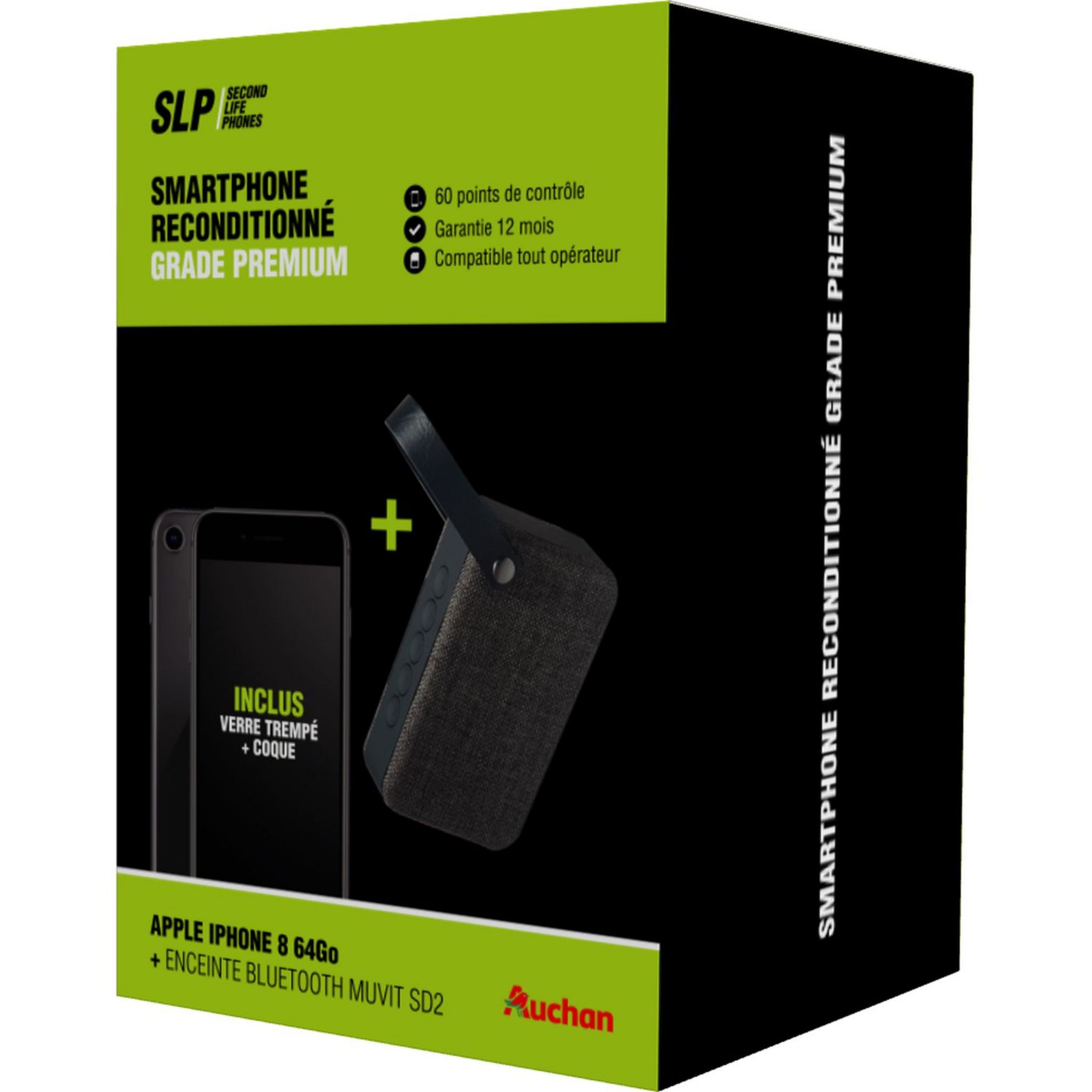 Voir la diapositive 3 : SLP iPhone 8 reconditionné - 64 Go - Gris sidéral - Accessoires et Enceinte