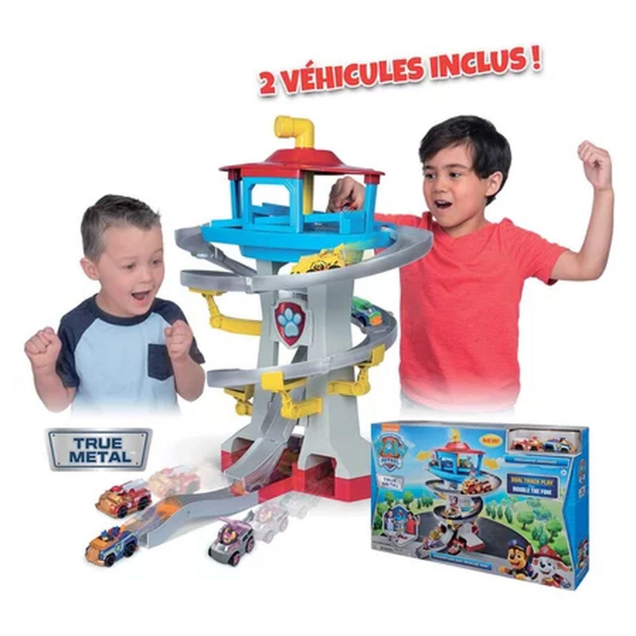 Voir la diapositive 2 : SPIN MASTER Quartier Général + 2 véhicules True Métal - Pat Patrouille