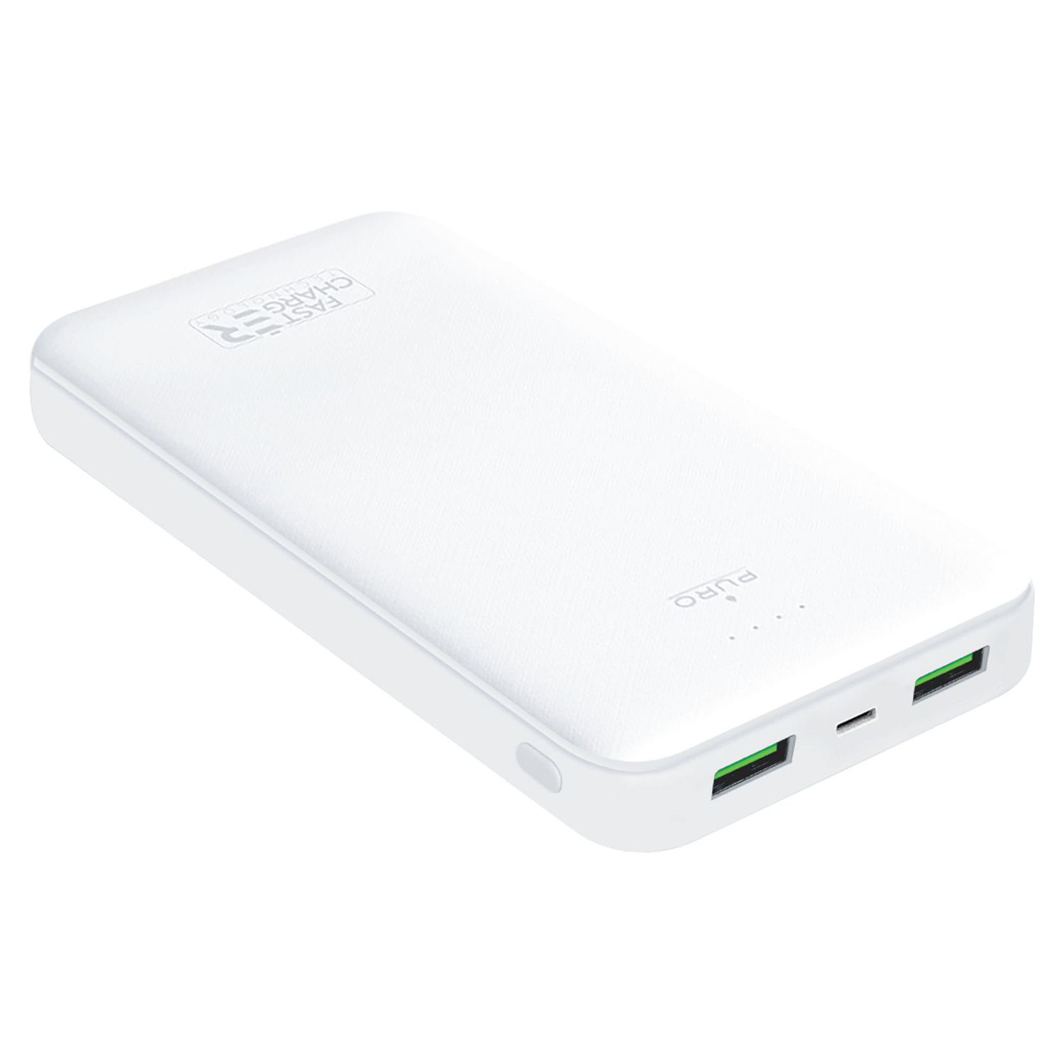PURO Batterie externe de secours Fastcharge - Blanc