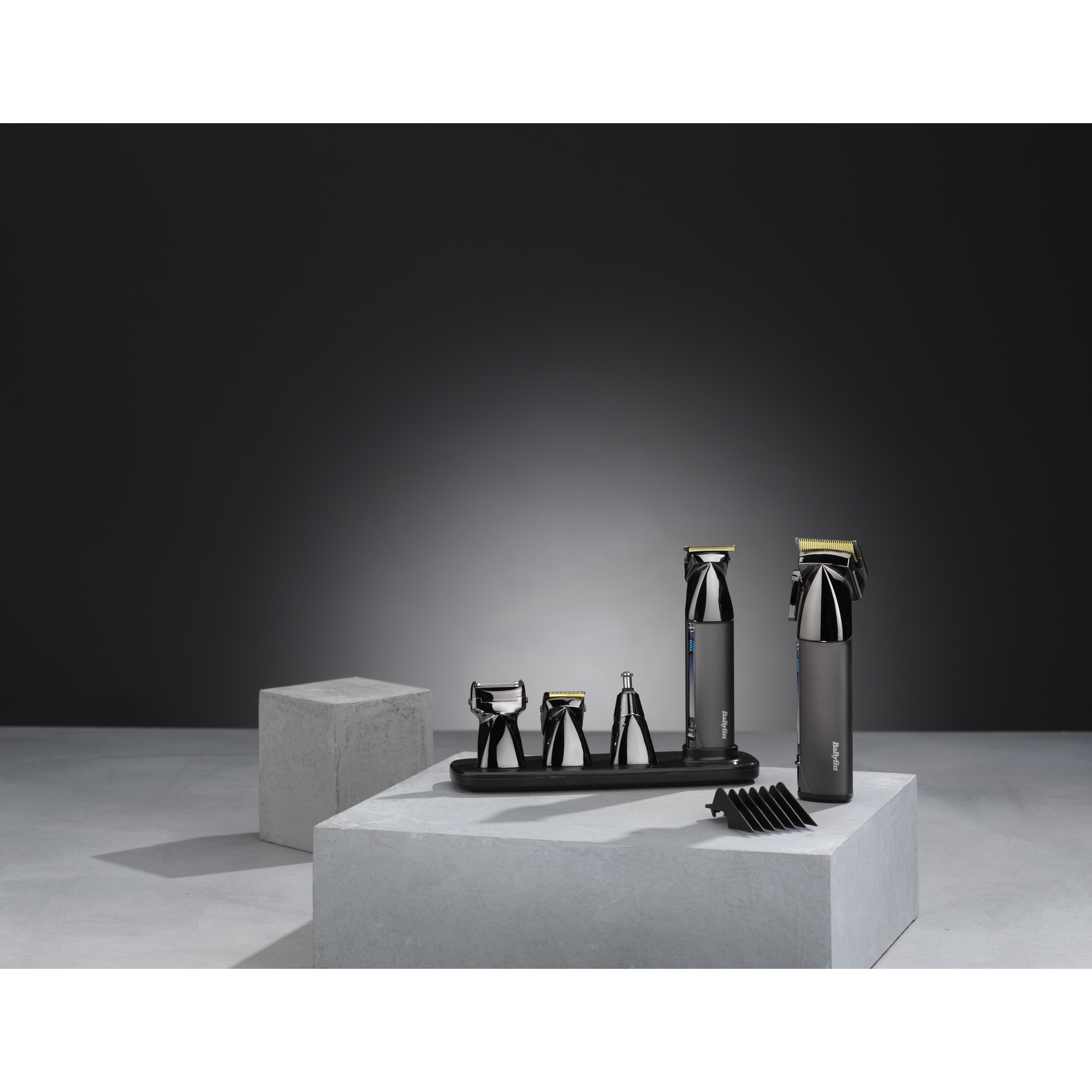 Voir la diapositive 2 : BABYLISS Tondeuse multifonction MT991E - Gris