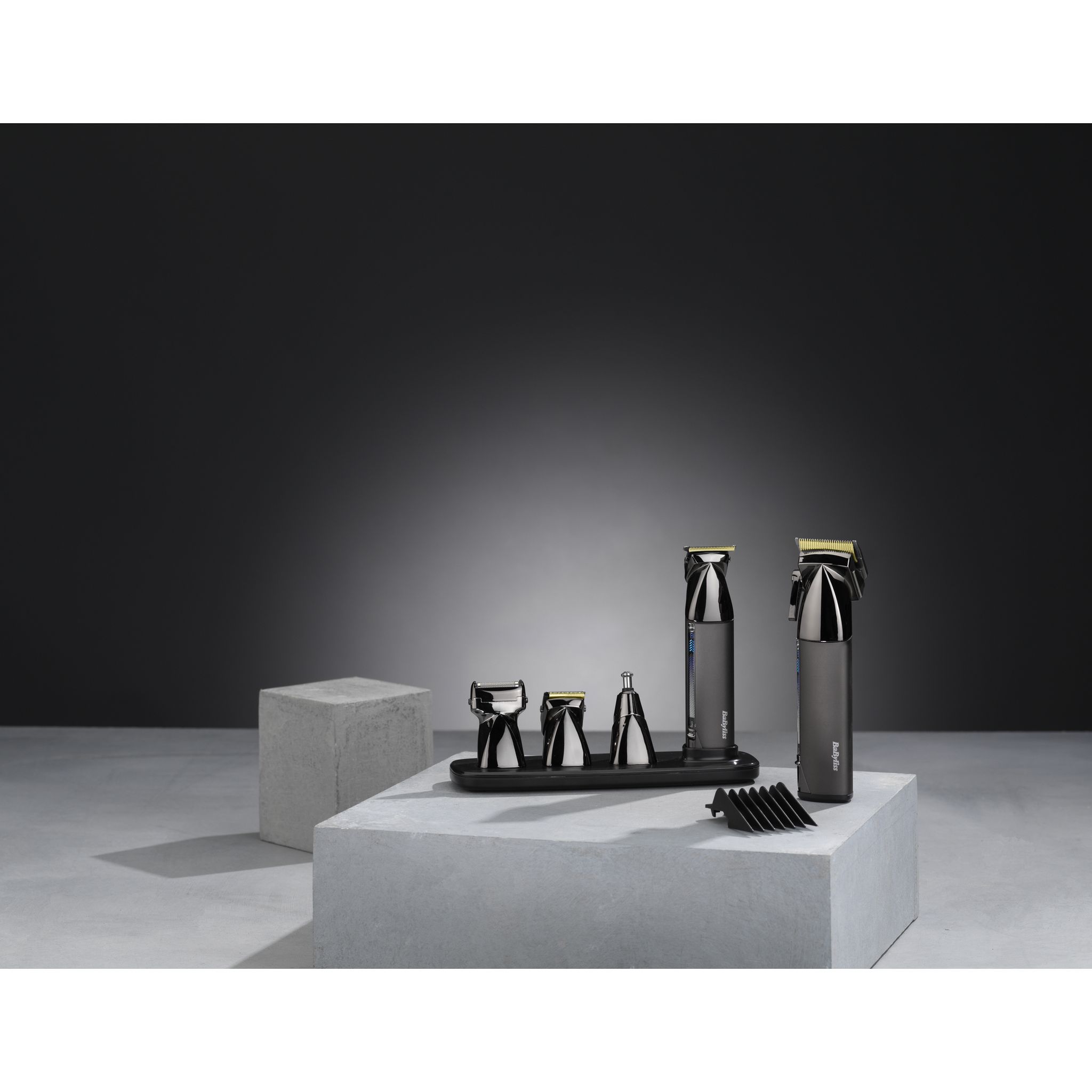 Voir la diapositive 2 : BABYLISS Tondeuse multifonction MT991E - Gris