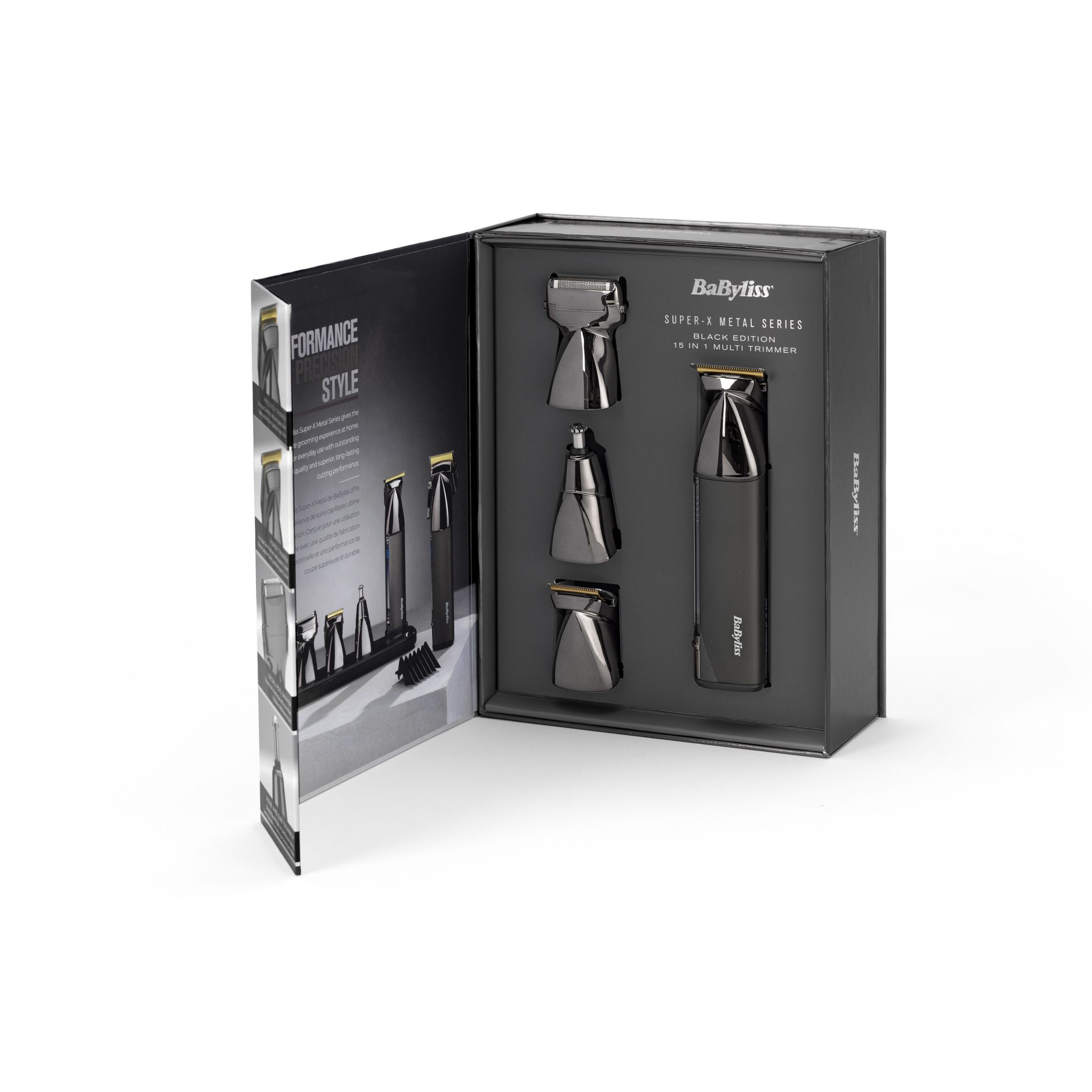 Voir la diapositive 12 : BABYLISS Tondeuse multifonction MT991E - Gris