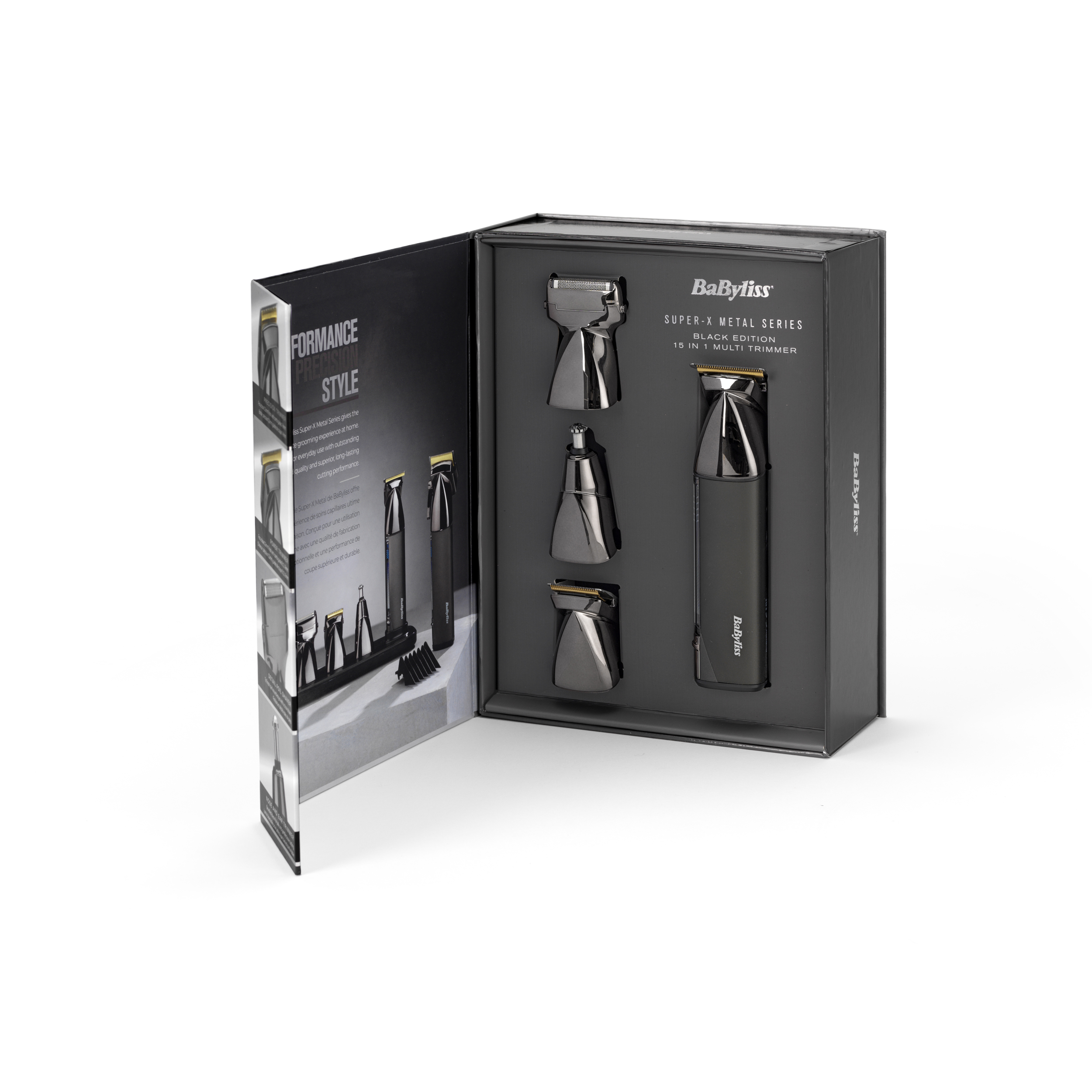Voir la diapositive 8 : BABYLISS Tondeuse multifonction MT991E - Gris