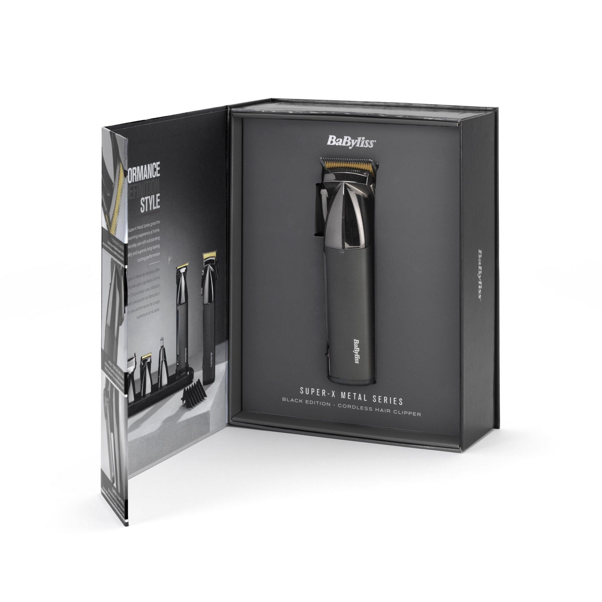 Voir la diapositive 3 : BABYLISS Tondeuse cheveux E991E - Gris