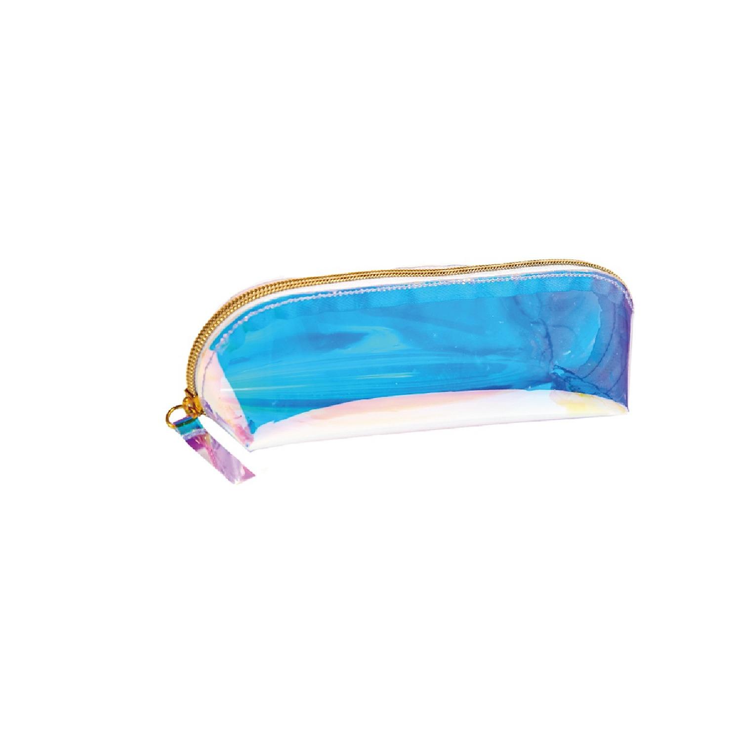 AUCHAN Trousse 1 compartiment - Argent Irisé