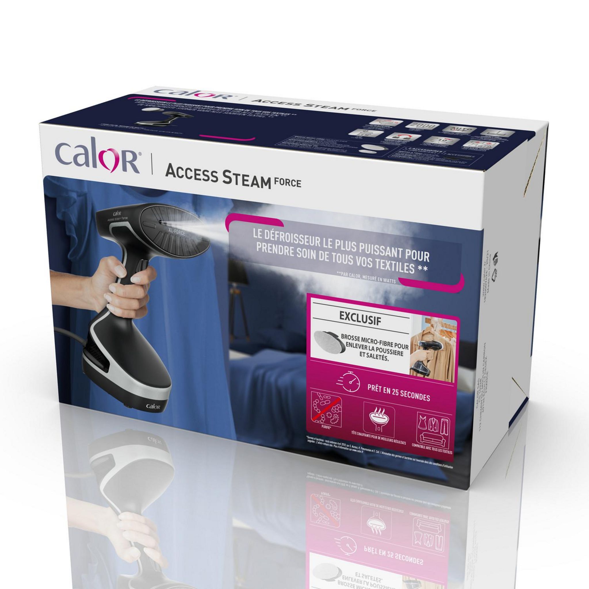 Voir la diapositive 7 : CALOR Défroisseur à main Access Steam Force DT8270C0 - Noir