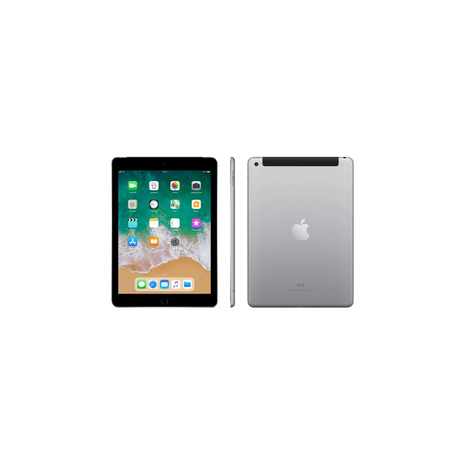 Voir la diapositive 2 : APPLE iPad 6 Reconditionné - 9.7 pouces - 32 Go - Grade B - Gris sidéral