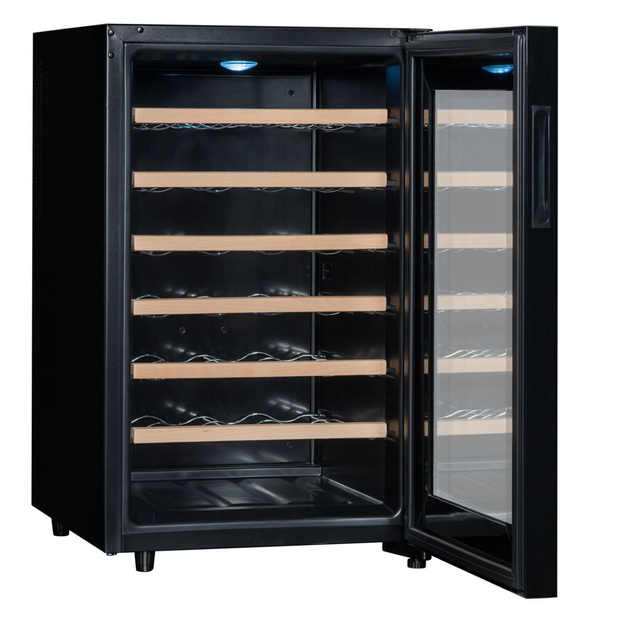 Voir la diapositive 5 : CLIMADIFF Cave de service CC28, 28 bouteilles, 26 dB, Porte vitrée, G