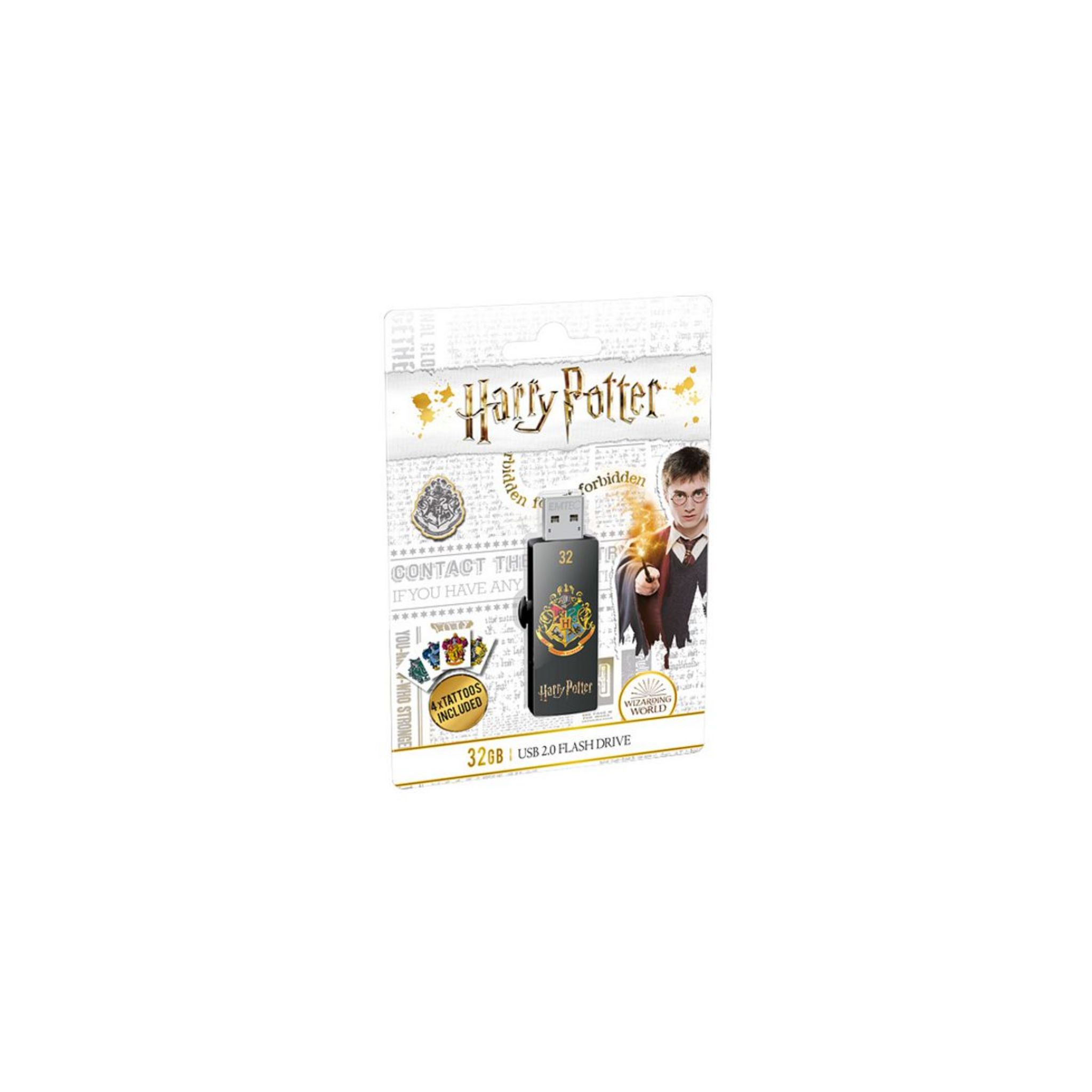 Voir la diapositive 4 : EMTEC Clé USB Harry Potter M730 HOGWARTS - Noir