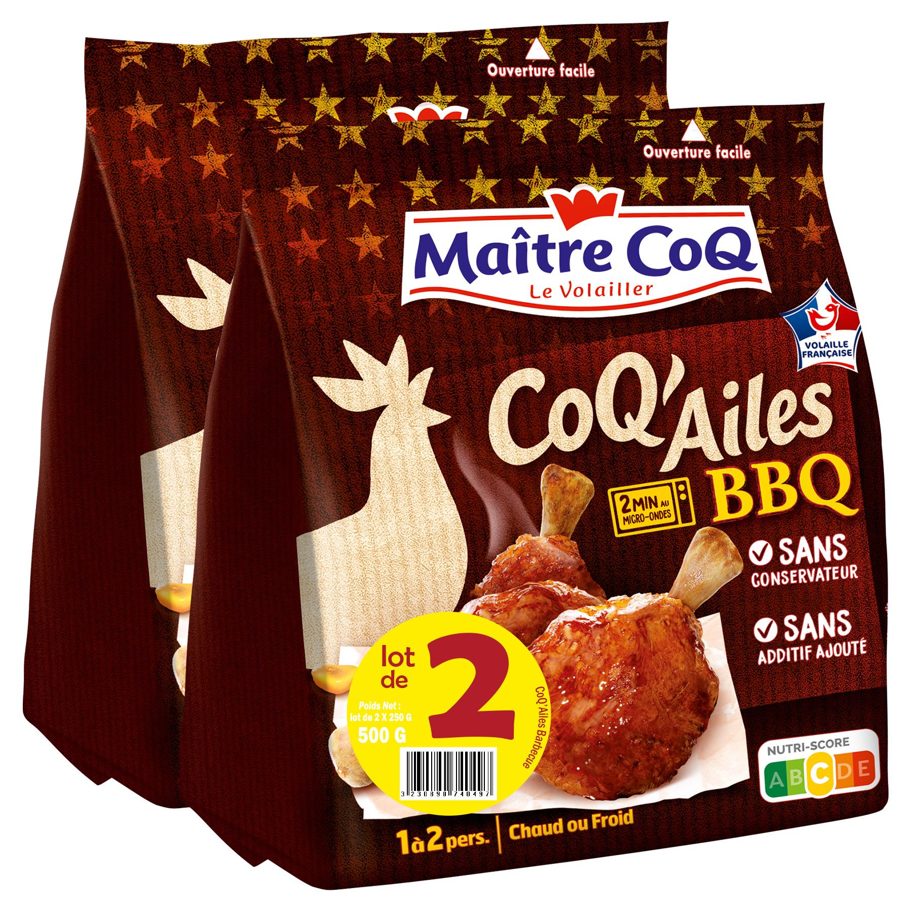 MAITRE COQ Coq'Ailes BBQ 2x250g