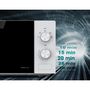 Voir la diapositive 2 : HISENSE Micro-ondes monofonction H20AUWS1 - 700 W - Capacité 20 L - Blanc