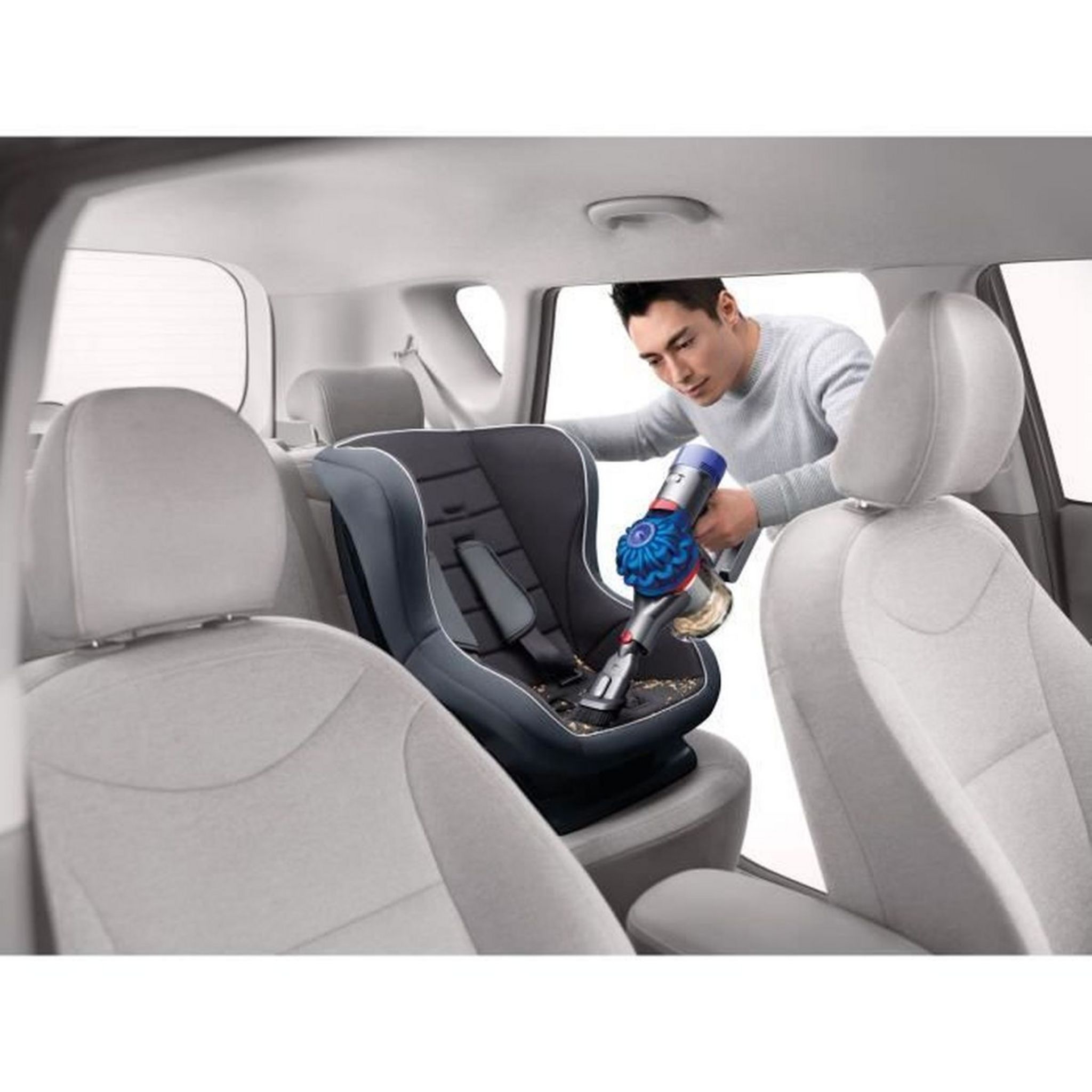 Voir la diapositive 4 : DYSON Aspirateur balai V7 Motorhead - Bleu