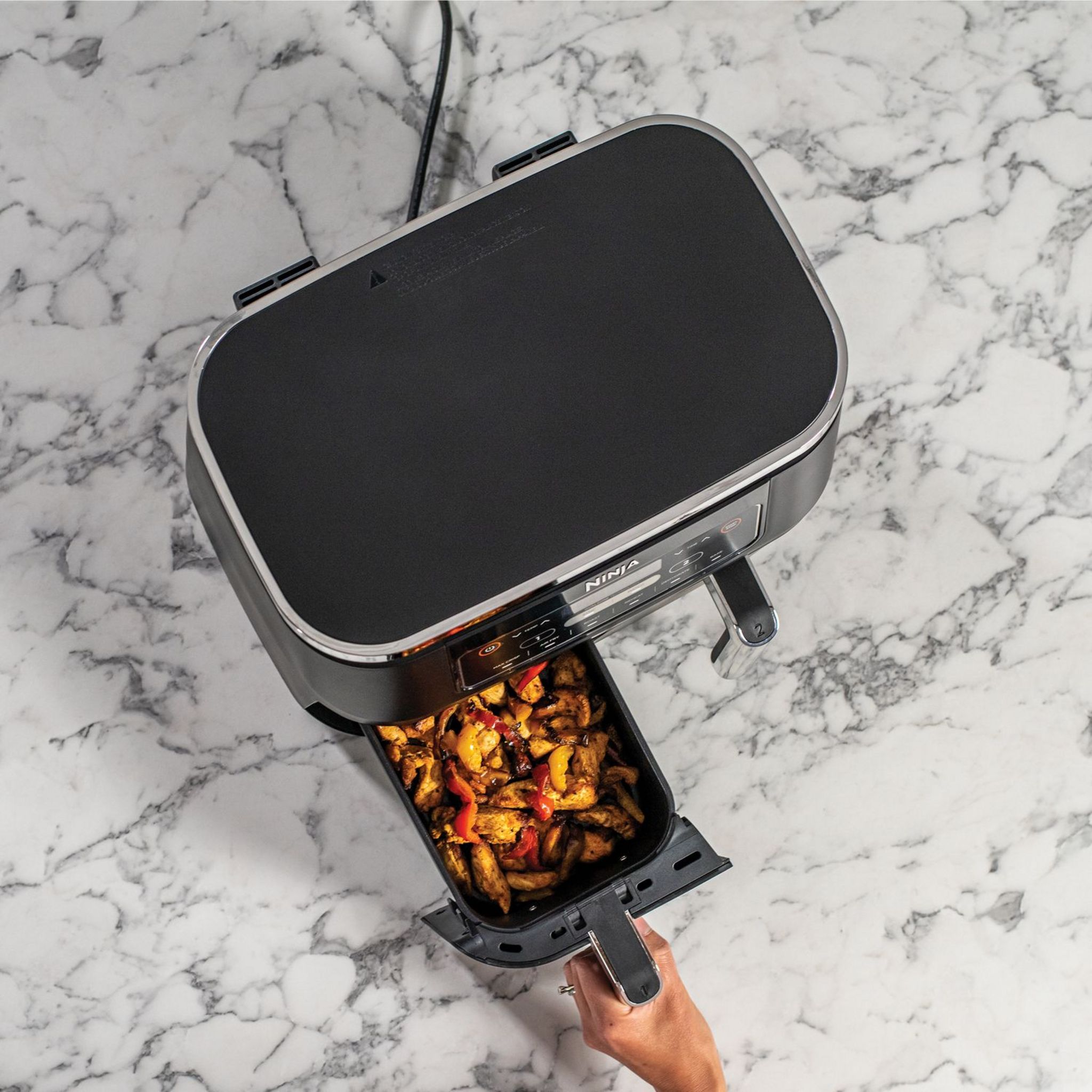 Voir la diapositive 15 : NINJA Friteuse électrique sans huile à air chaud AF300EU - Noir