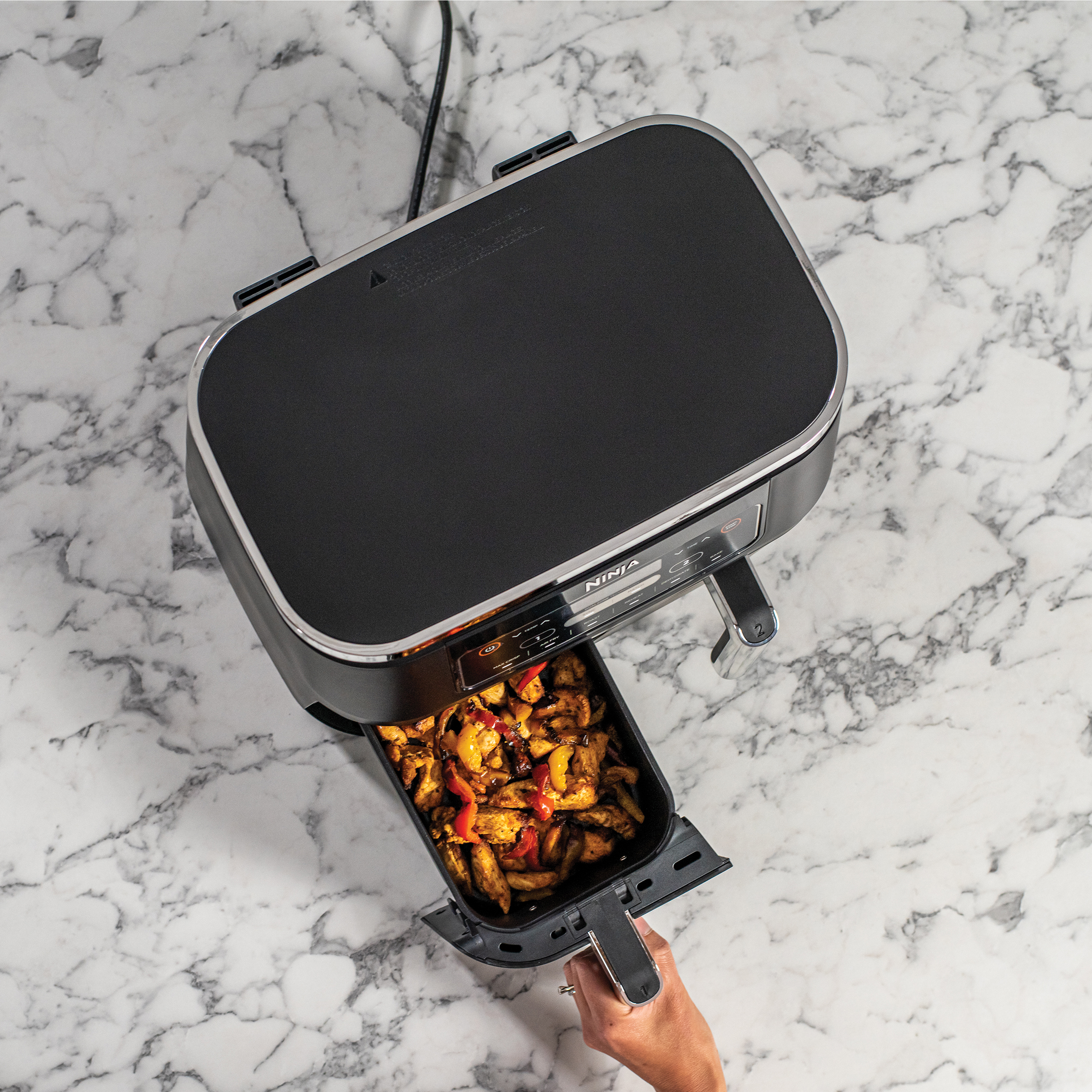 Voir la diapositive 4 : NINJA Friteuse électrique sans huile à air chaud AF300EU - Noir