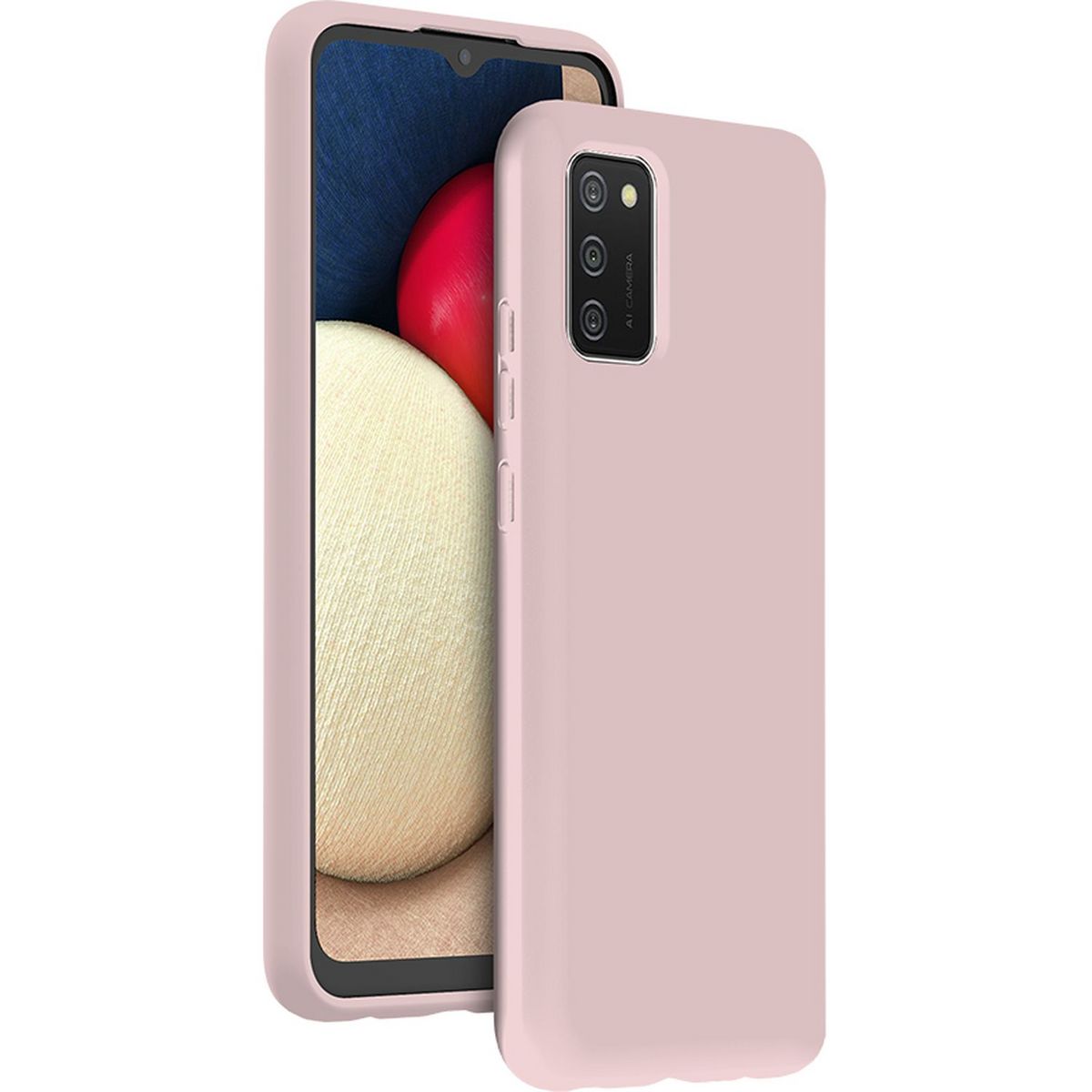 BIGBEN Coque pour Samsung Galaxy A03S - Rose