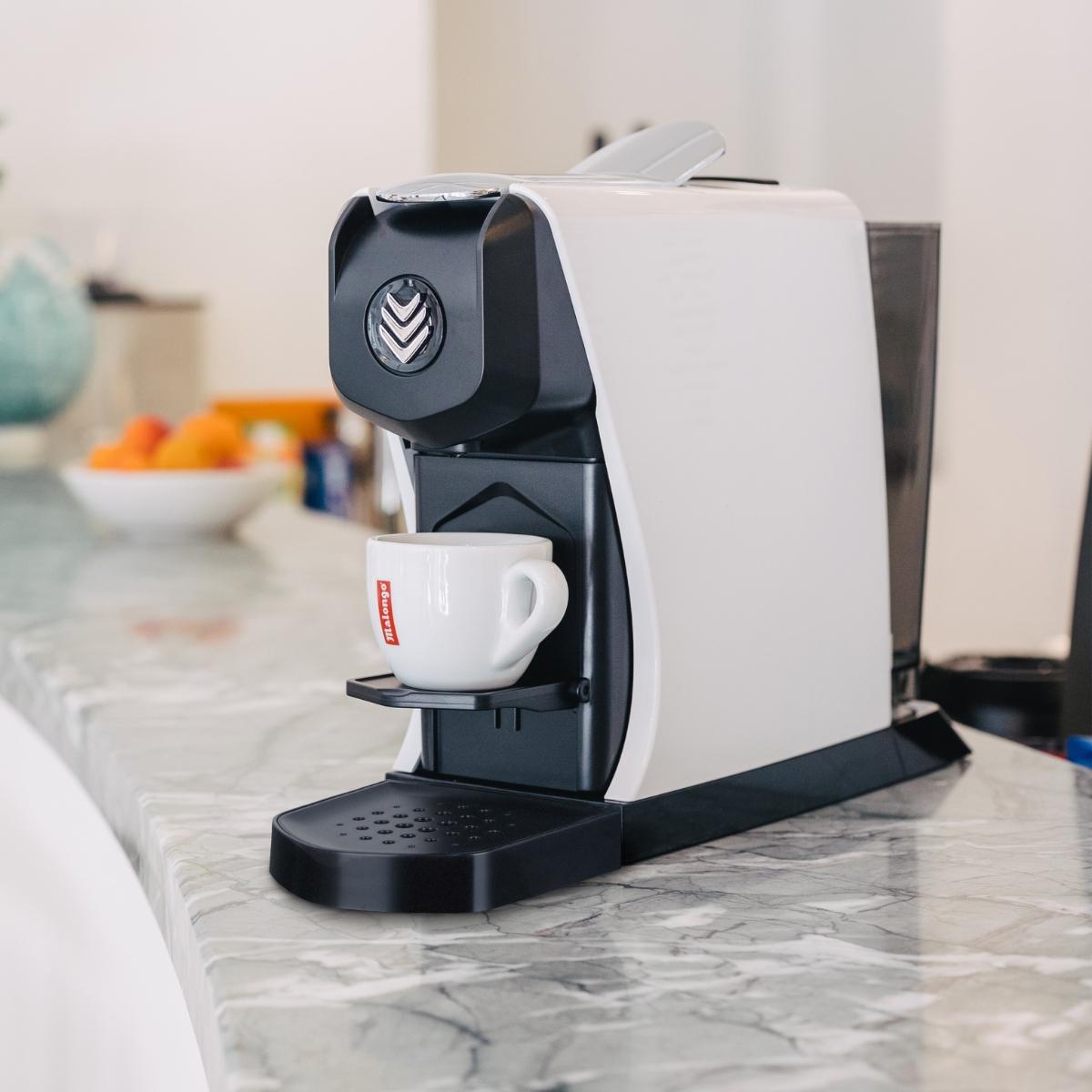 Voir la diapositive 2 : MALONGO Cafetière à doses en papier naturel EOH - Blanc