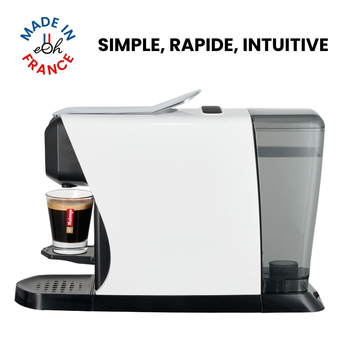 Voir la diapositive 5 : MALONGO Cafetière à doses en papier naturel EOH - Blanc