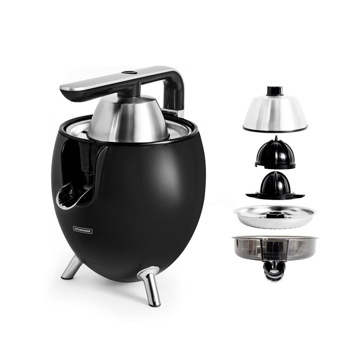 Voir la diapositive 4 : KITCHENCOOK Presse agrume électrique PRESSPOD - Noir