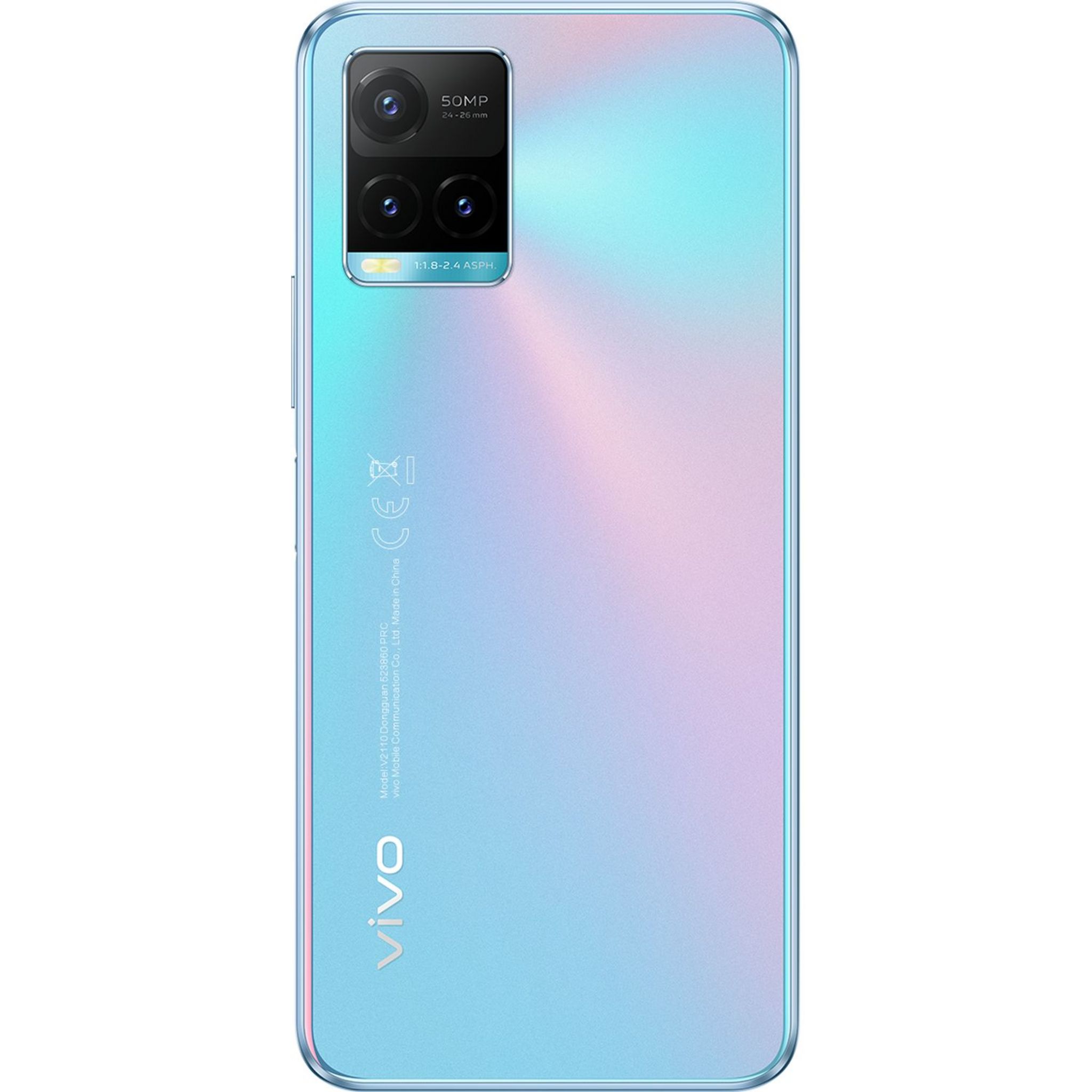 Voir la diapositive 4 : VIVO Y21s - 128 GO  - Bleu Nacré