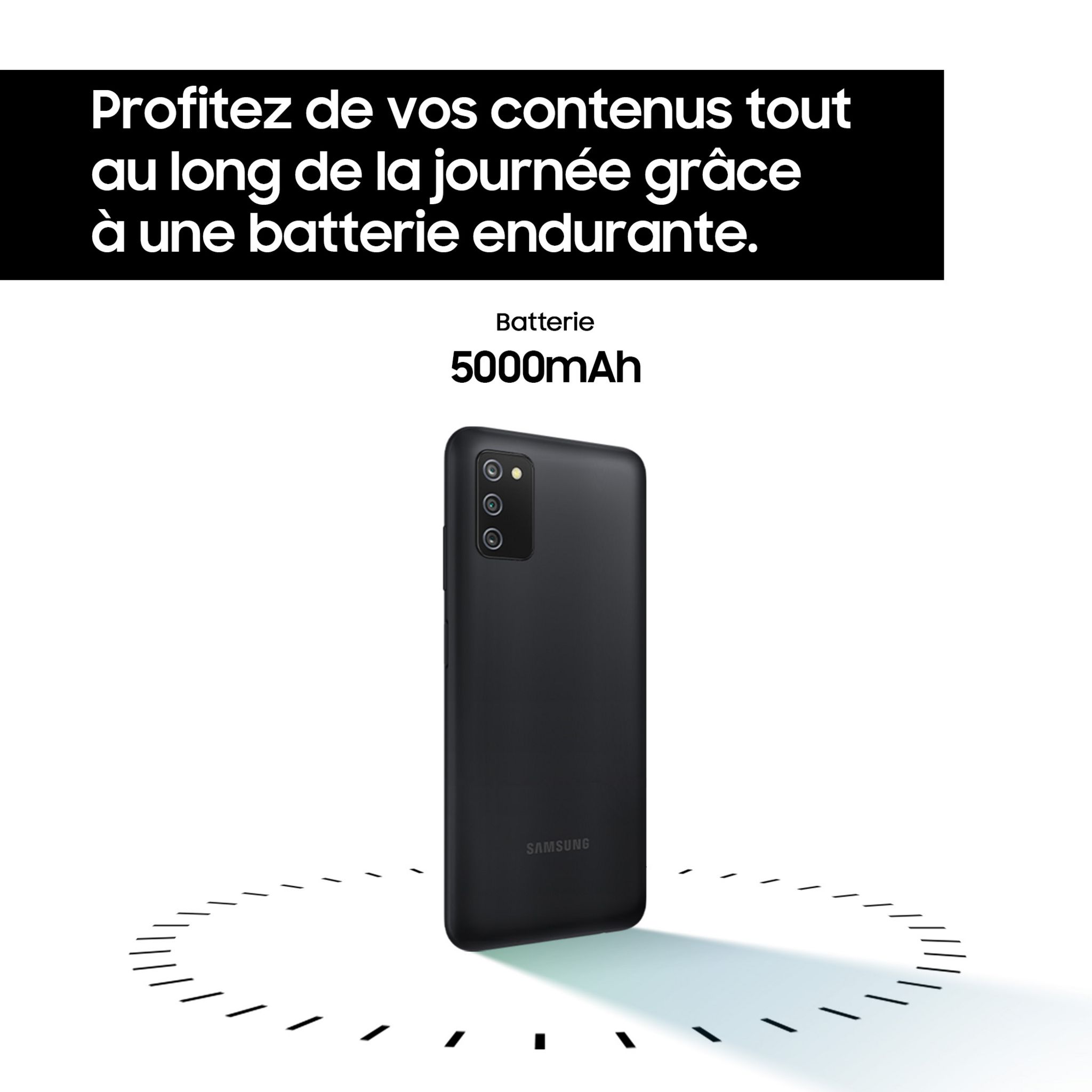 Voir la diapositive 3 : SAMSUNG Galaxy A03s - 32 Go - Noir