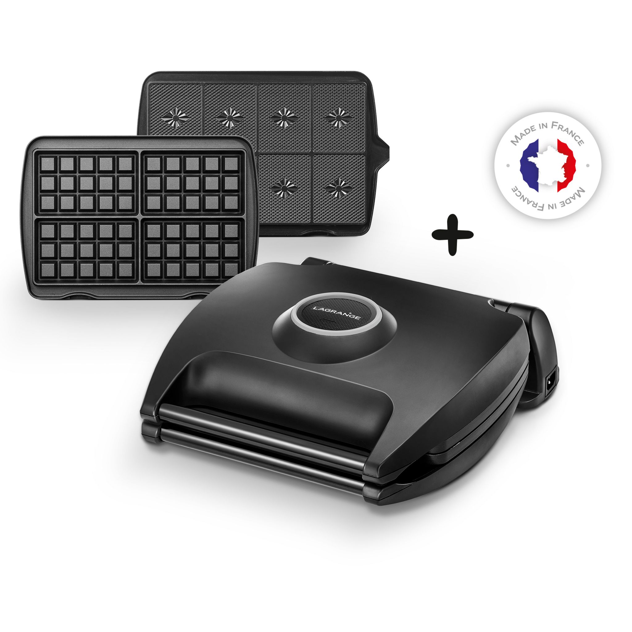 Voir la diapositive 2 : LAGRANGE Gaufrier 089 002 - Noir