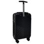 Voir la diapositive 3 : AIRPORT Valise cabine rigide noire Wavy Pop 55x35x20cm
