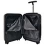 Voir la diapositive 6 : AIRPORT Valise cabine rigide noire Wavy Pop 55x35x20cm