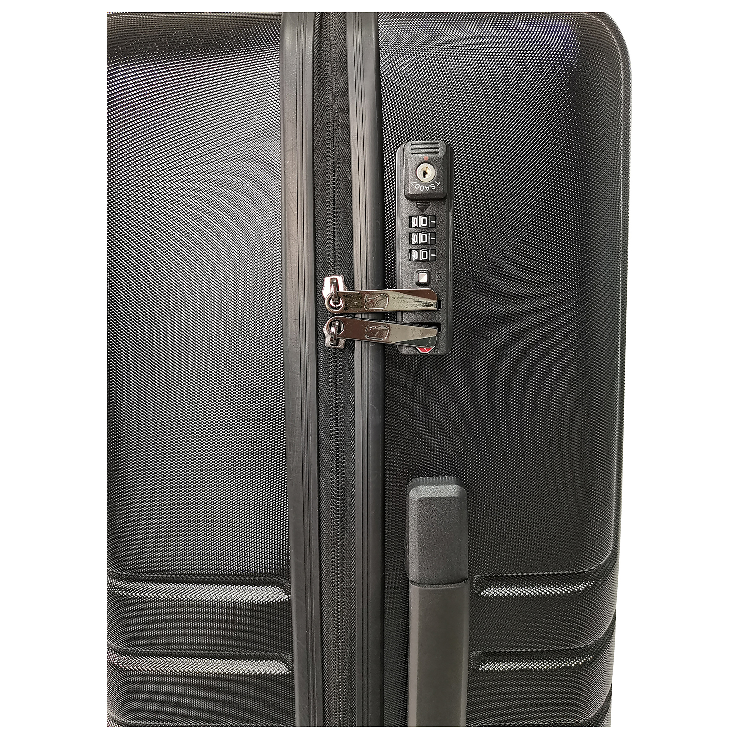 Voir la diapositive 7 : AIRPORT Valise cabine rigide noire Wavy Pop 55x35x20cm