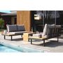 Voir la diapositive 4 : DCB GARDEN Salon bas de jardin - 4 places - Résine tressée - Anthracite - AGADIR