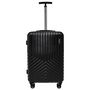Voir la diapositive 2 : AIRPORT Valise rigide noire Evolight 65x43x25cm