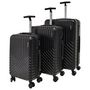 Voir la diapositive 10 : AIRPORT Valise rigide noire Evolight 65x43x25cm