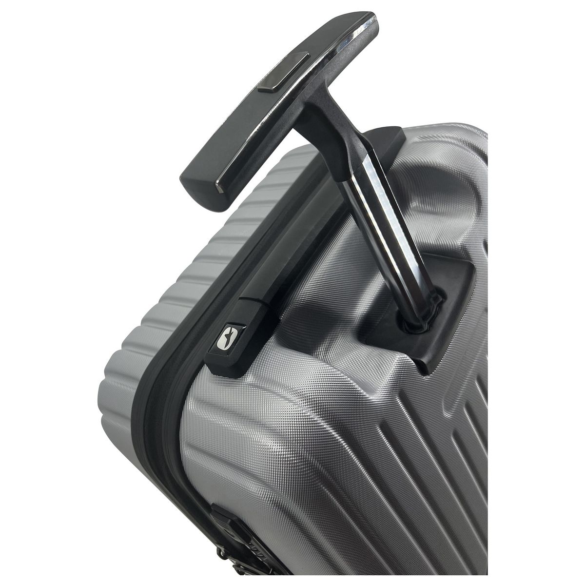 AIRPORT Valise cabine rigide grise Evolight 55x35x20cm