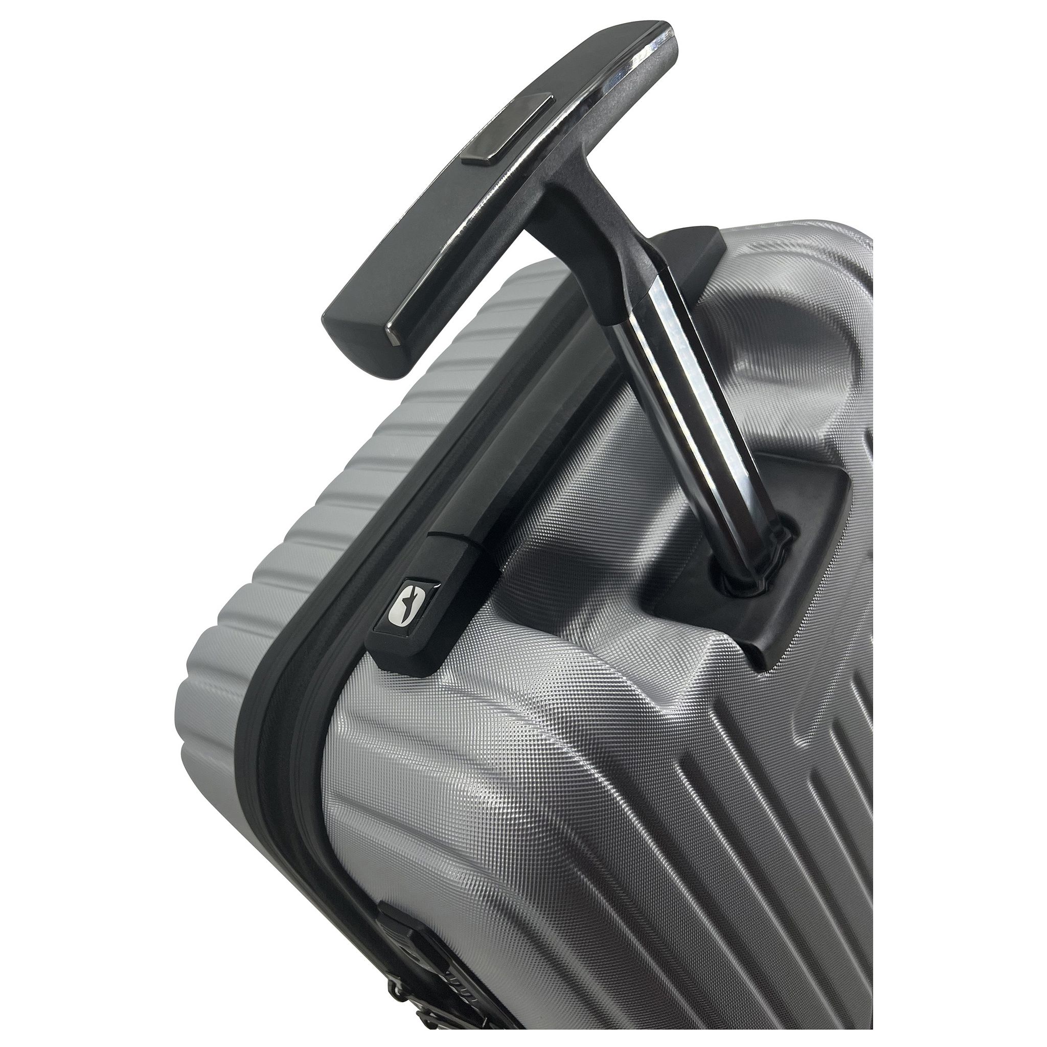 Voir la diapositive 4 : AIRPORT Valise cabine rigide grise Evolight 55x35x20cm