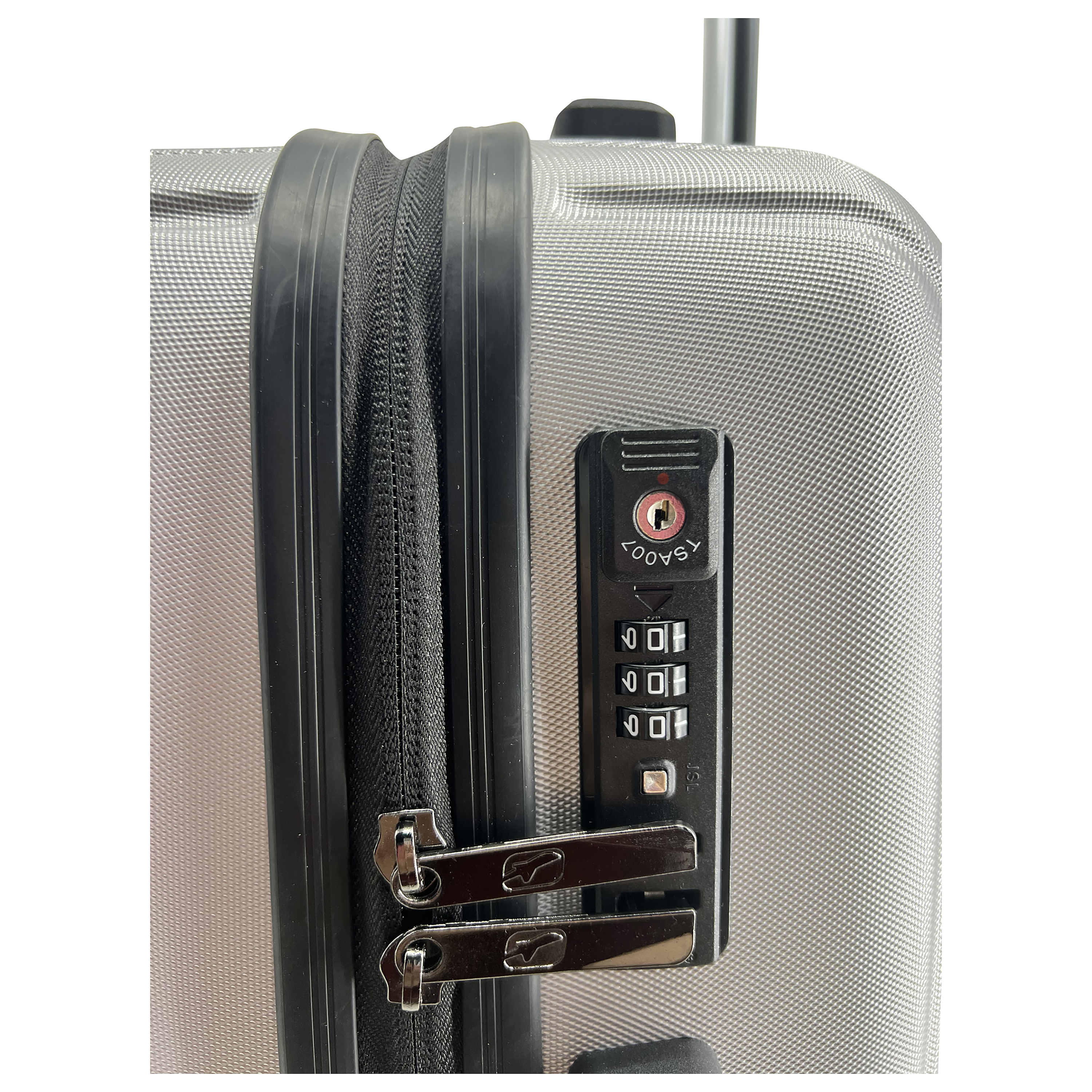 Voir la diapositive 7 : AIRPORT Valise cabine rigide grise Evolight 55x35x20cm