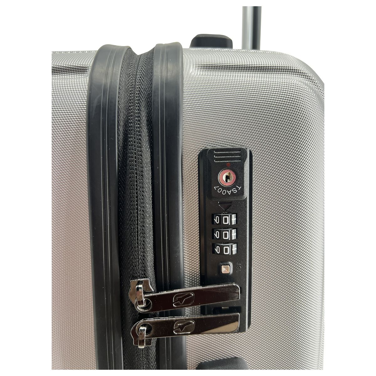 AIRPORT Valise cabine rigide grise Evolight 55x35x20cm