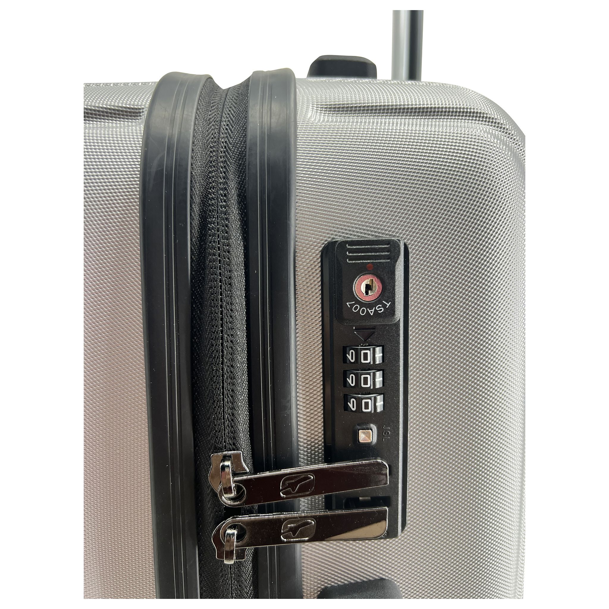 Voir la diapositive 7 : AIRPORT Valise cabine rigide grise Evolight 55x35x20cm