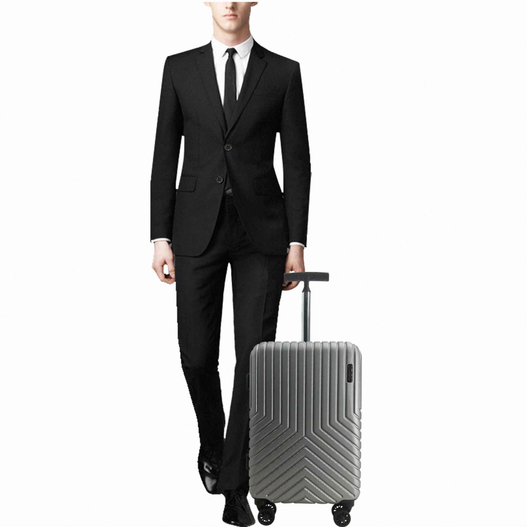 Voir la diapositive 8 : AIRPORT Valise cabine rigide grise Evolight 55x35x20cm