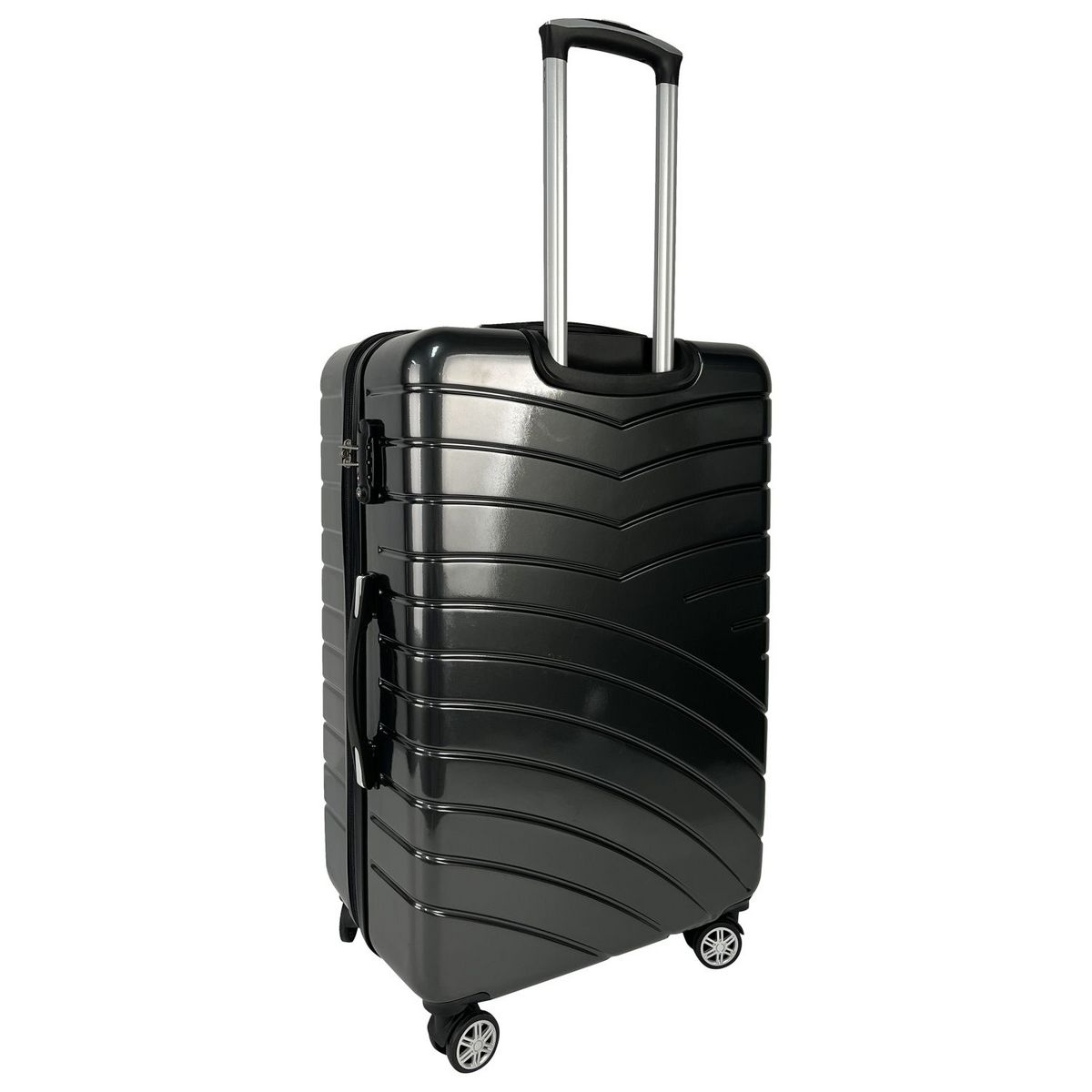 AIRPORT Valise rigide grise Wavy Pop 65x41x25cm