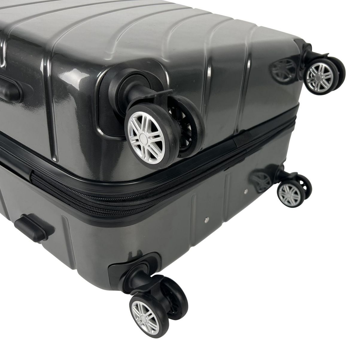 AIRPORT Valise rigide grise Wavy Pop 65x41x25cm