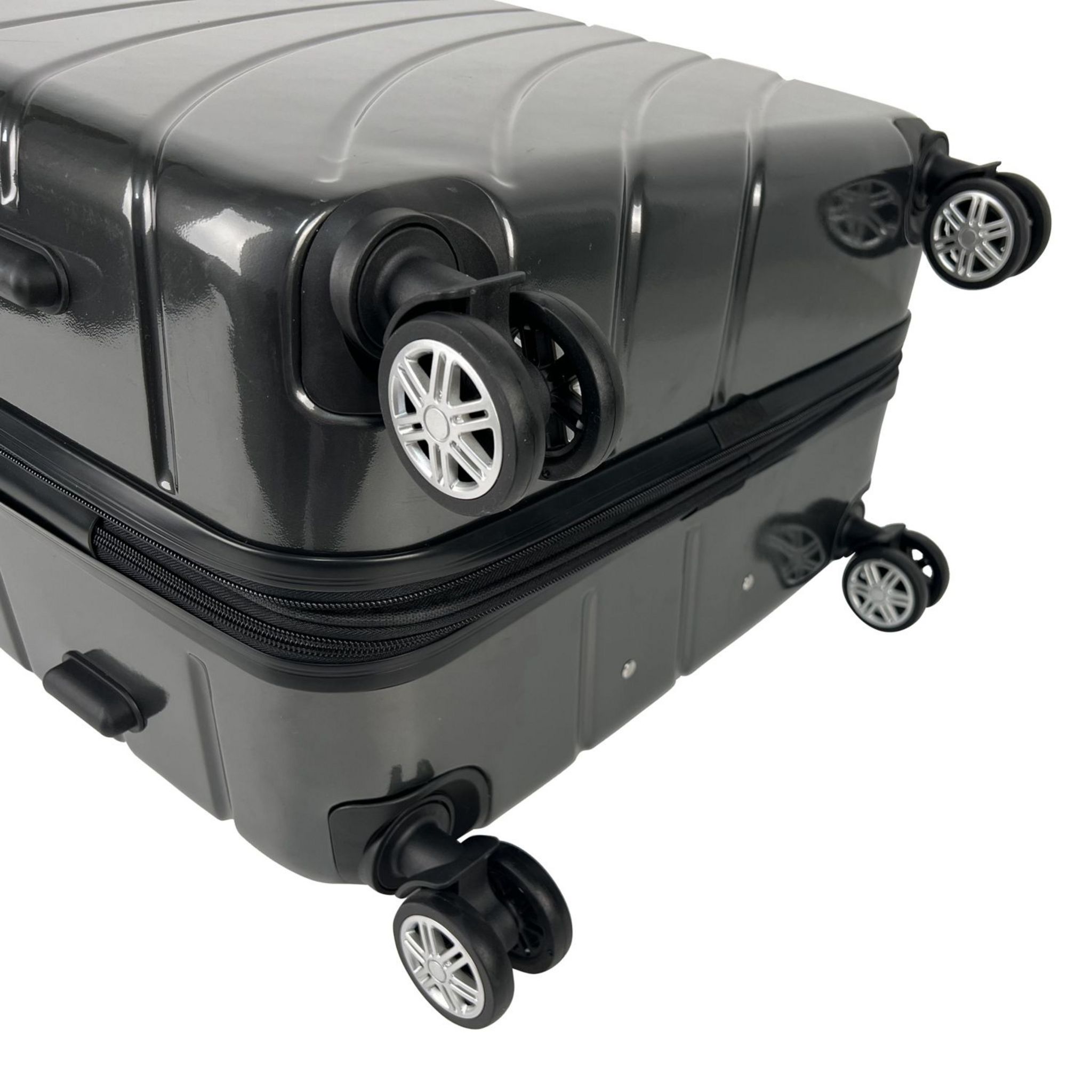 Voir la diapositive 7 : AIRPORT Valise rigide grise Wavy Pop 65x41x25cm