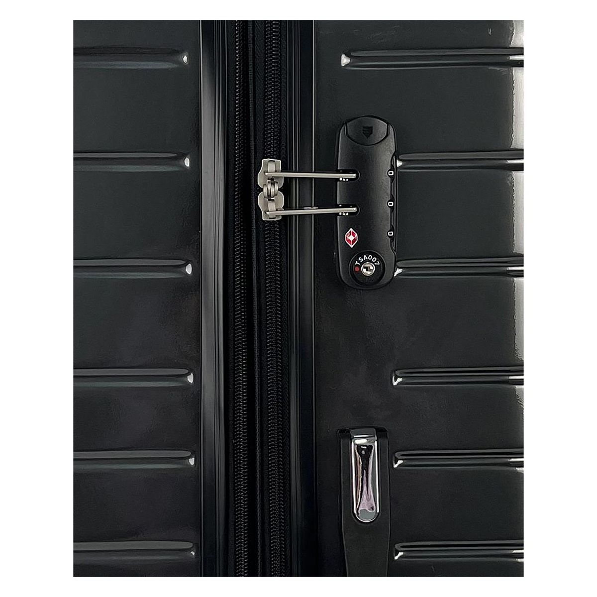 AIRPORT Valise rigide grise Wavy Pop 65x41x25cm