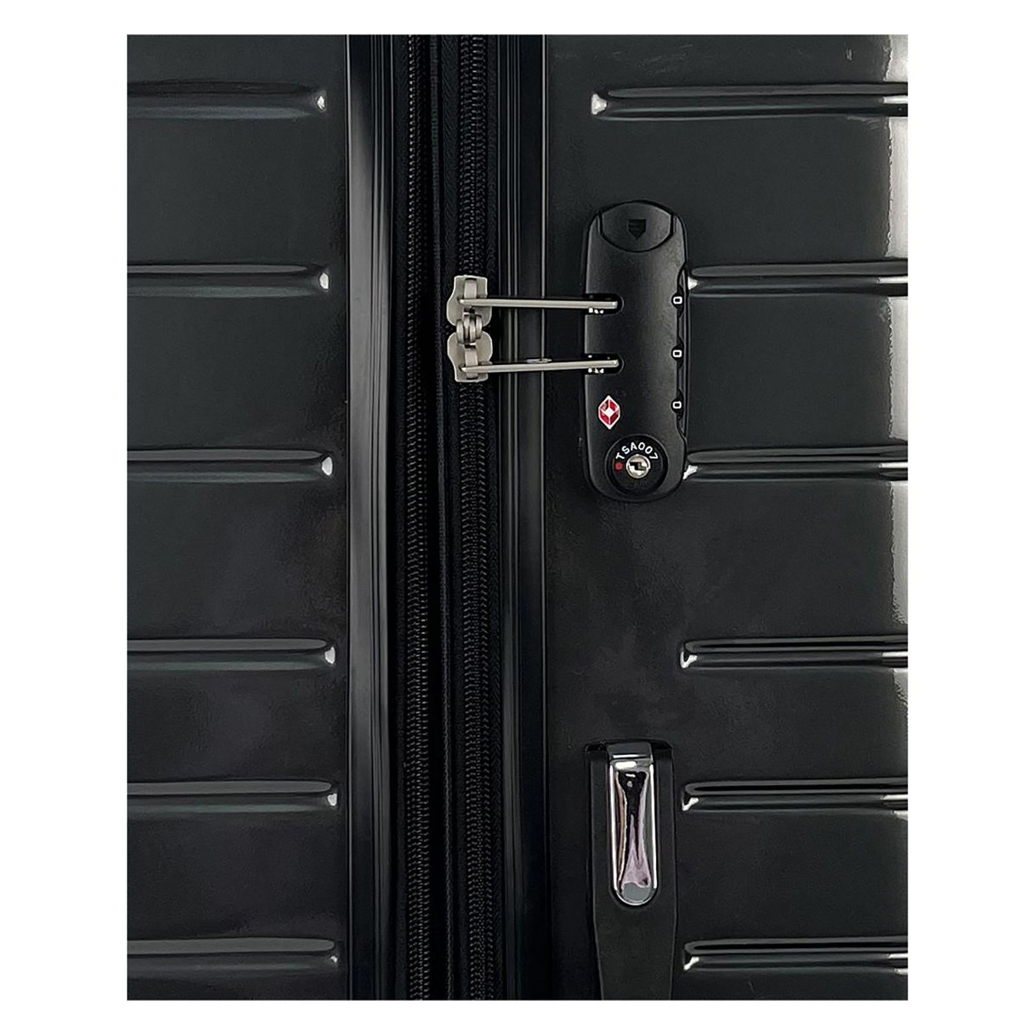 Voir la diapositive 8 : AIRPORT Valise rigide grise Wavy Pop 65x41x25cm