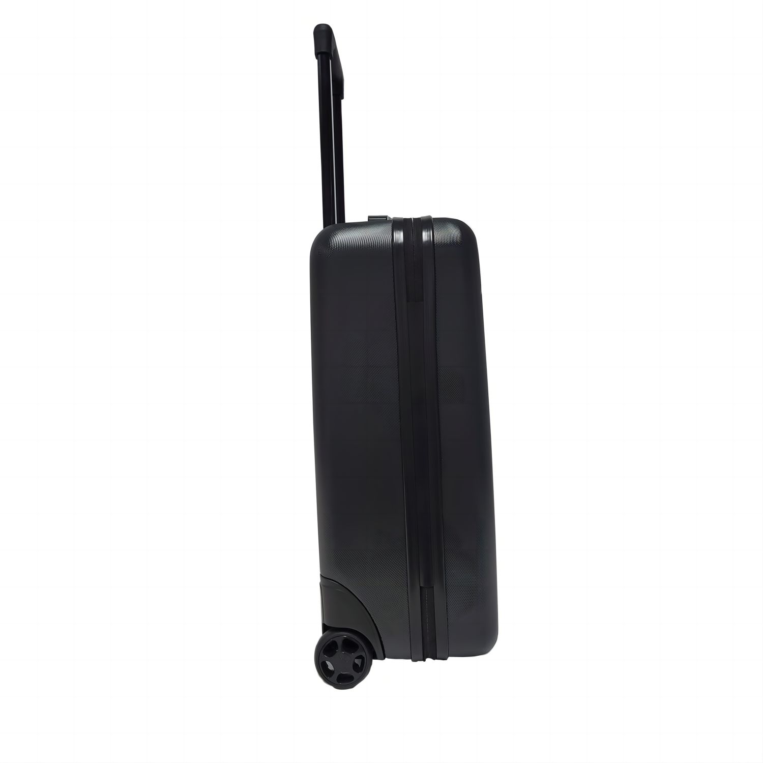 Voir la diapositive 2 : AUCHAN ESSENTIEL Valise cabine rigide noire 49x33x19cm