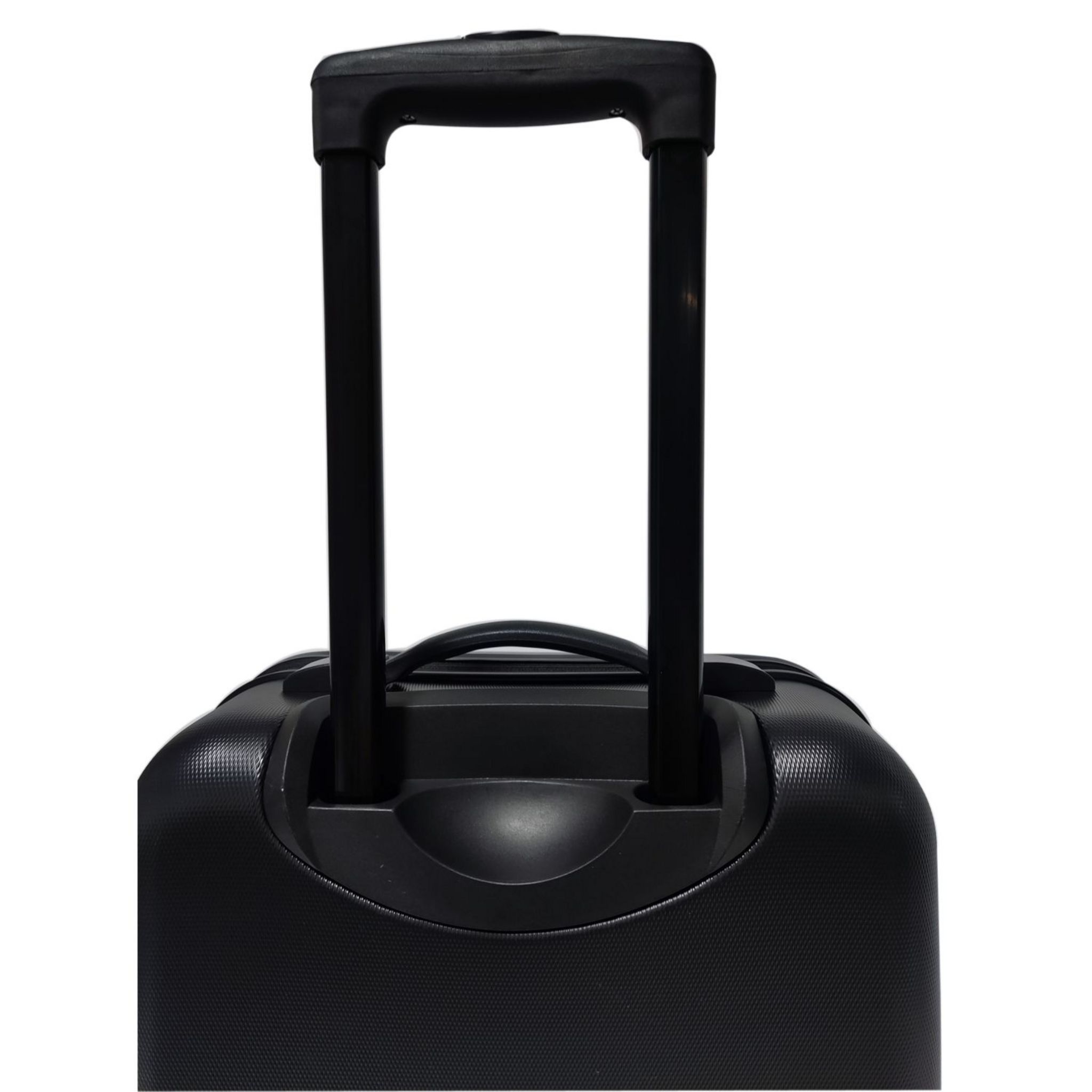 Voir la diapositive 4 : AUCHAN ESSENTIEL Valise cabine rigide noire 49x33x19cm