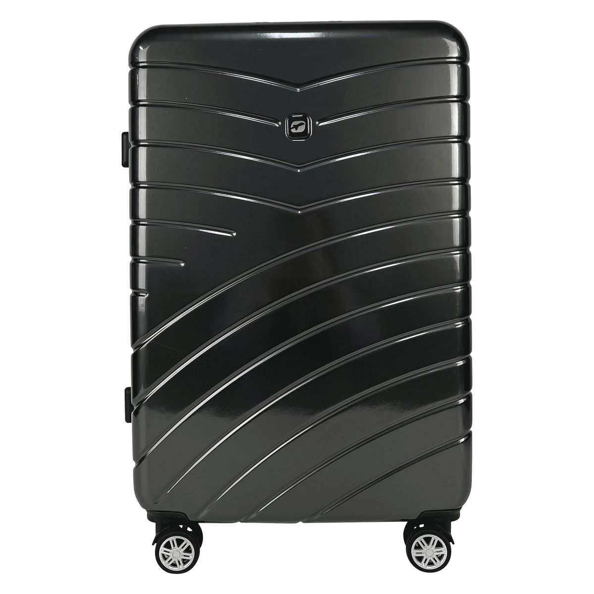 AIRPORT Grande Valise rigide grise Wavy Pop 75x49x28cm