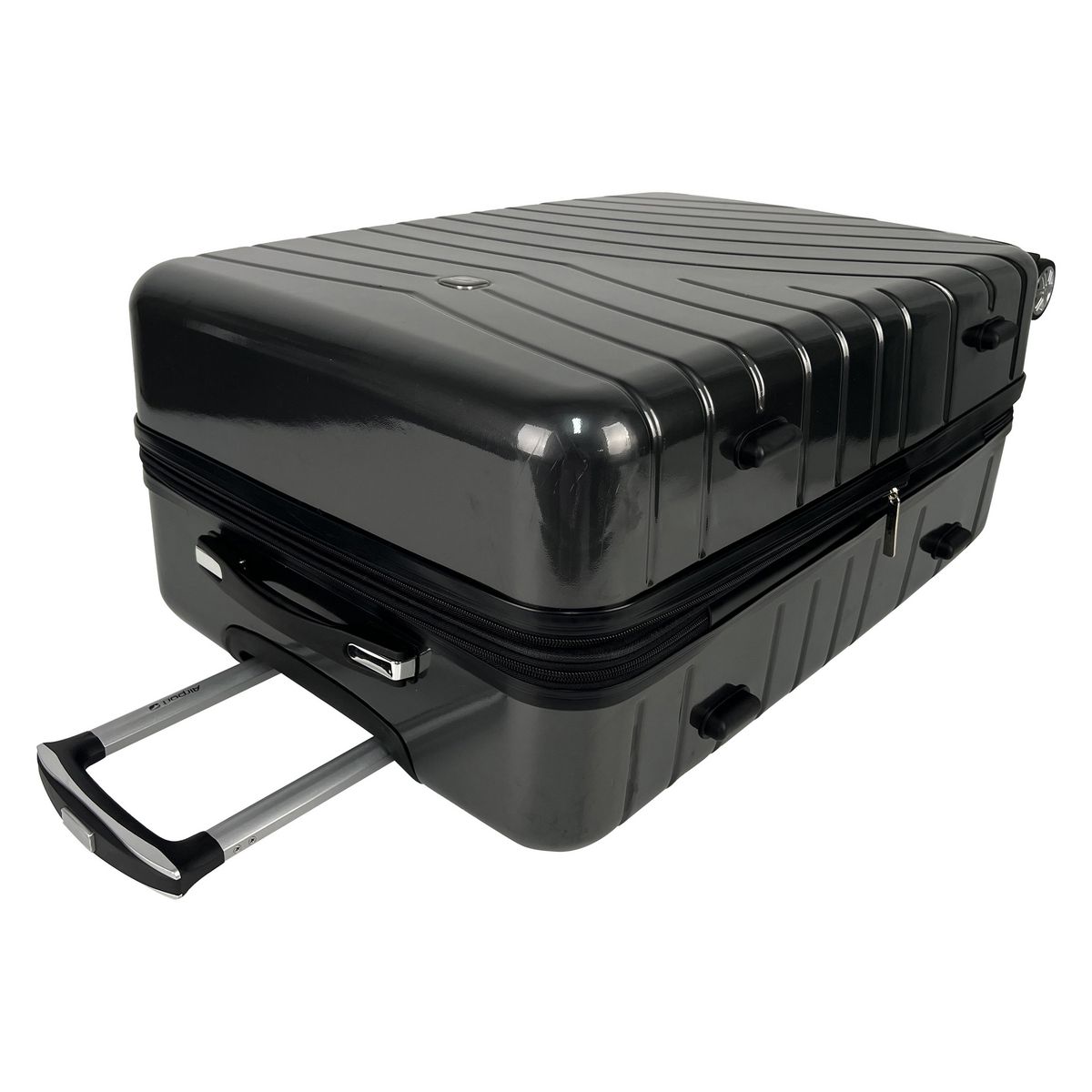 AIRPORT Grande Valise rigide grise Wavy Pop 75x49x28cm