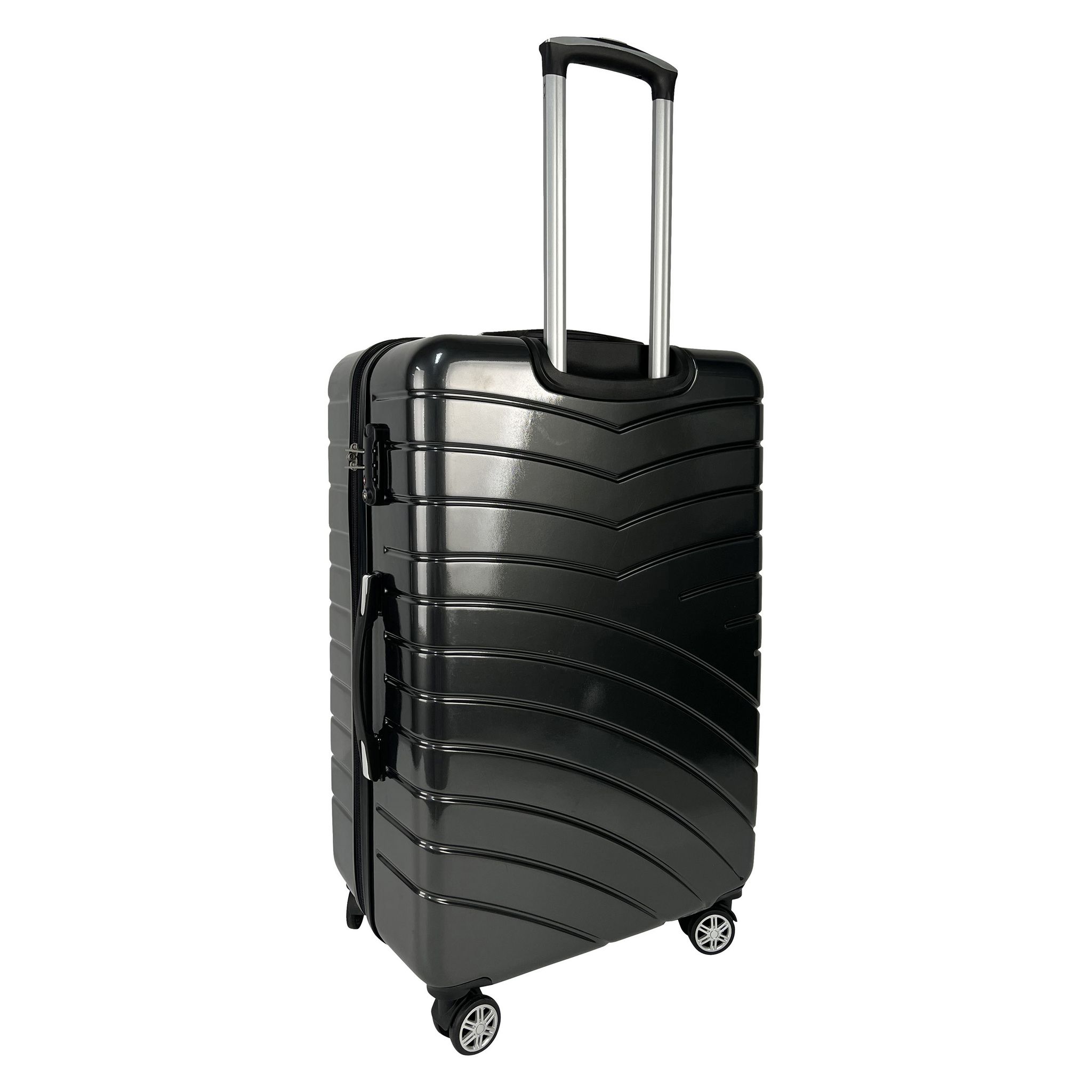 Voir la diapositive 4 : AIRPORT Grande Valise rigide grise Wavy Pop 75x49x28cm