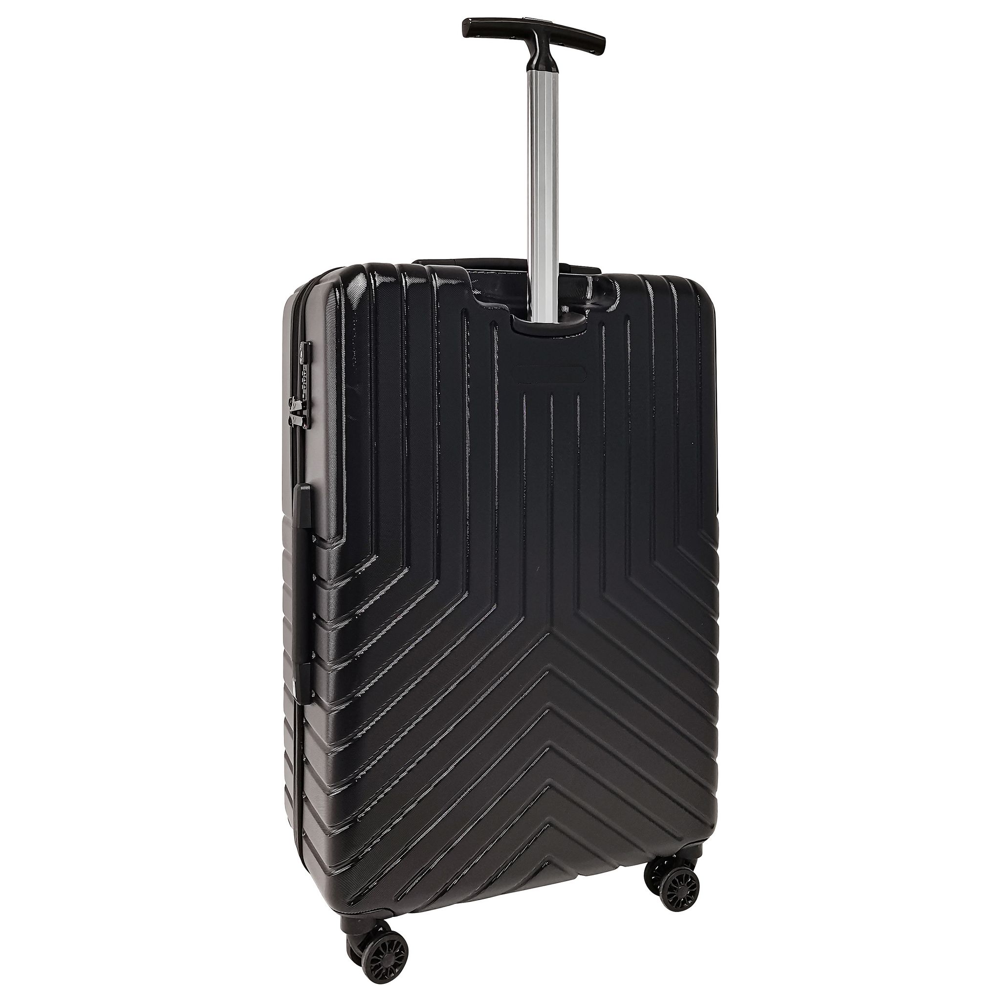 Voir la diapositive 4 : AIRPORT Grande Valise rigide noire Evolight 75x49x29cm