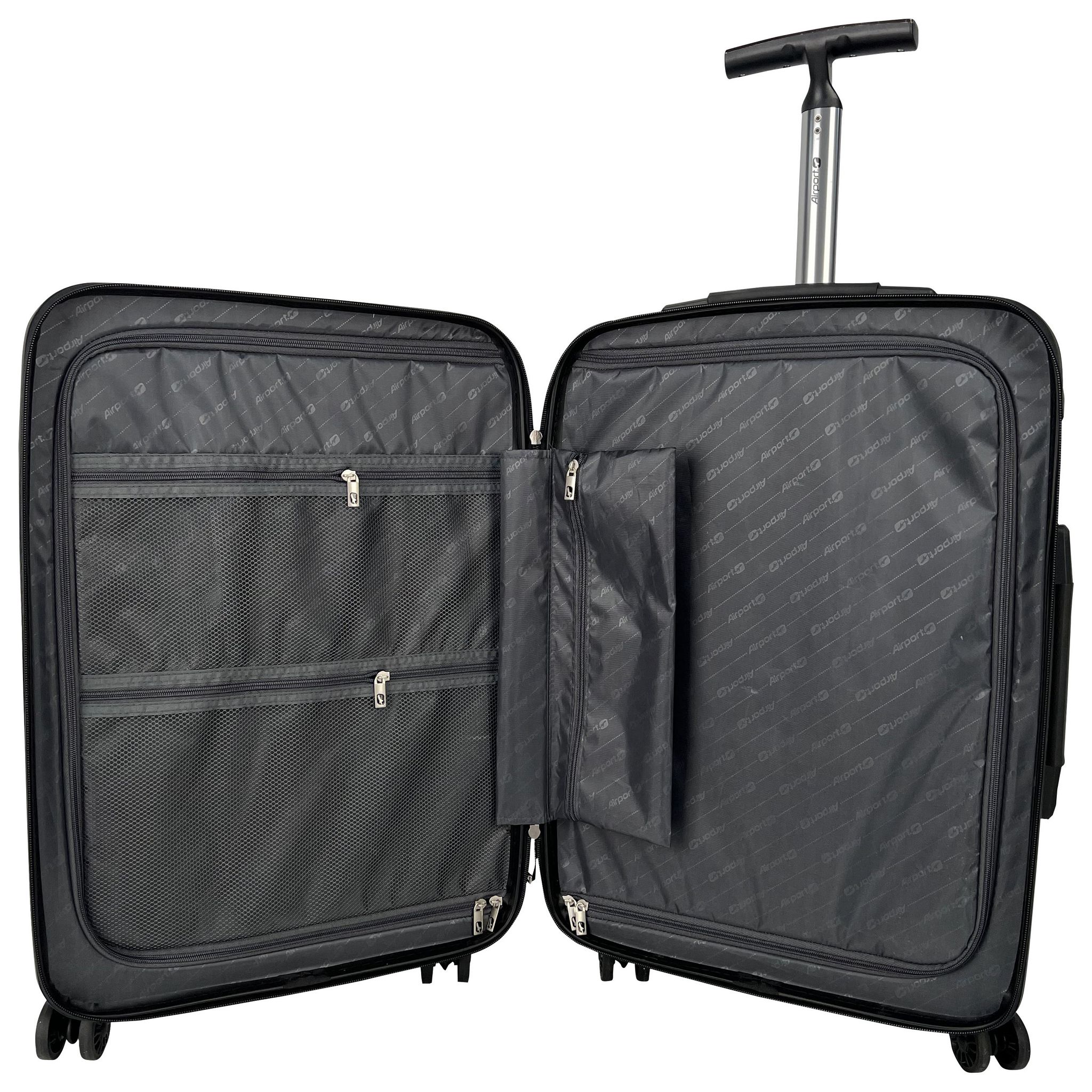 Voir la diapositive 11 : AIRPORT Grande Valise rigide noire Evolight 75x49x29cm